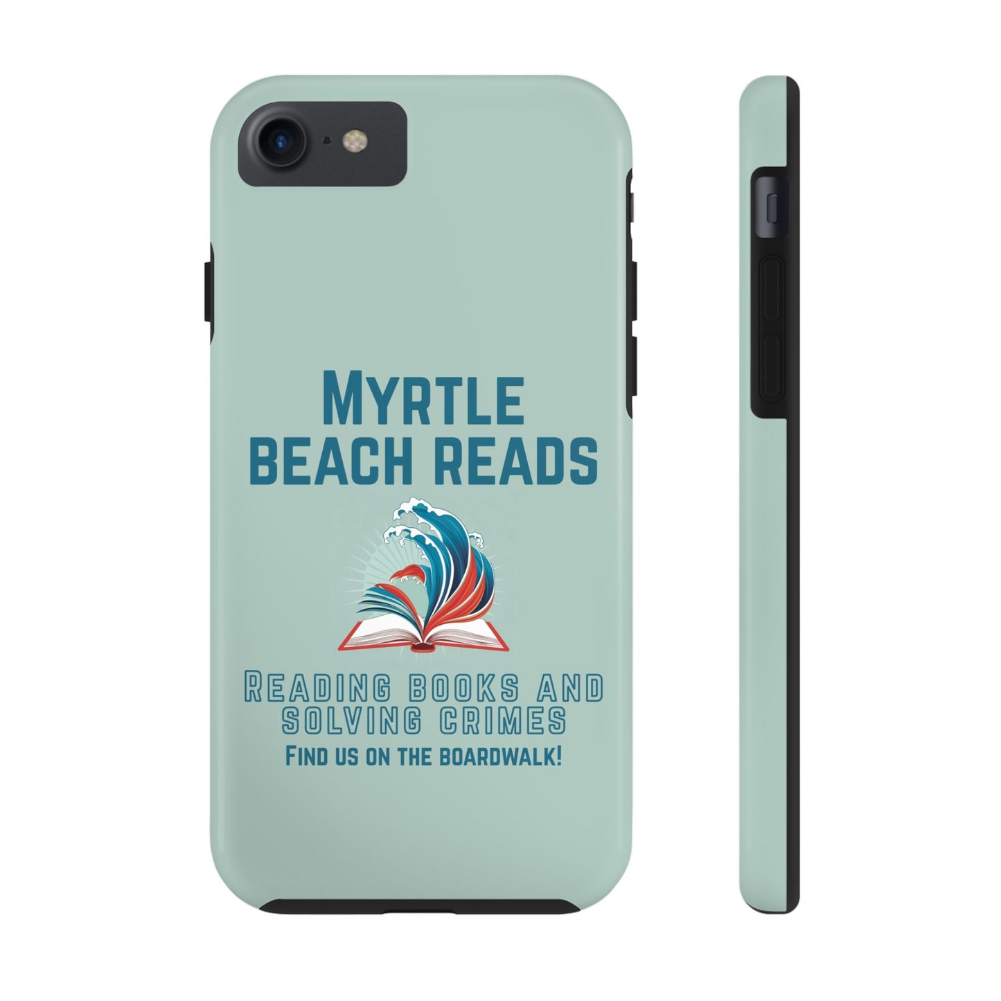 Myrtle Beach Reads Phone Case - Durable Tough Cases for Book Lovers