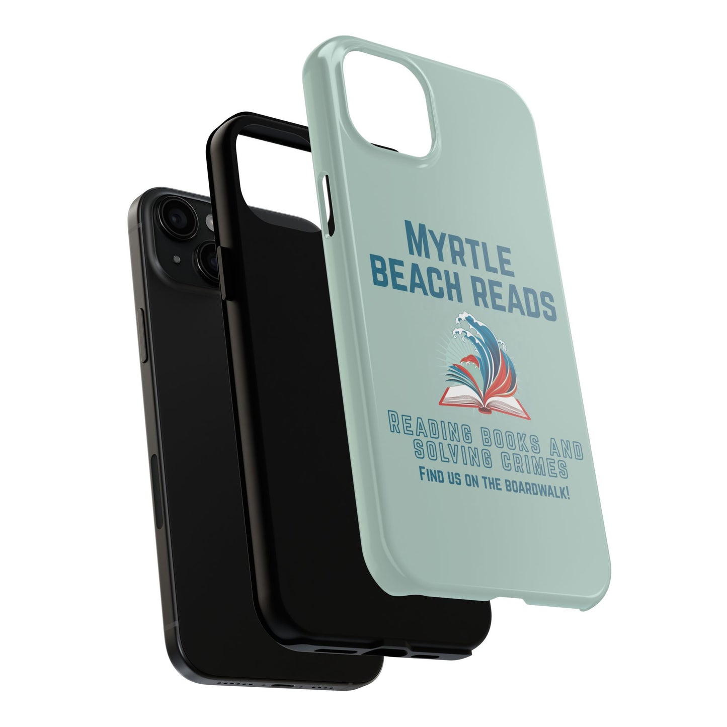 Myrtle Beach Reads Phone Case - Durable Tough Cases for Book Lovers