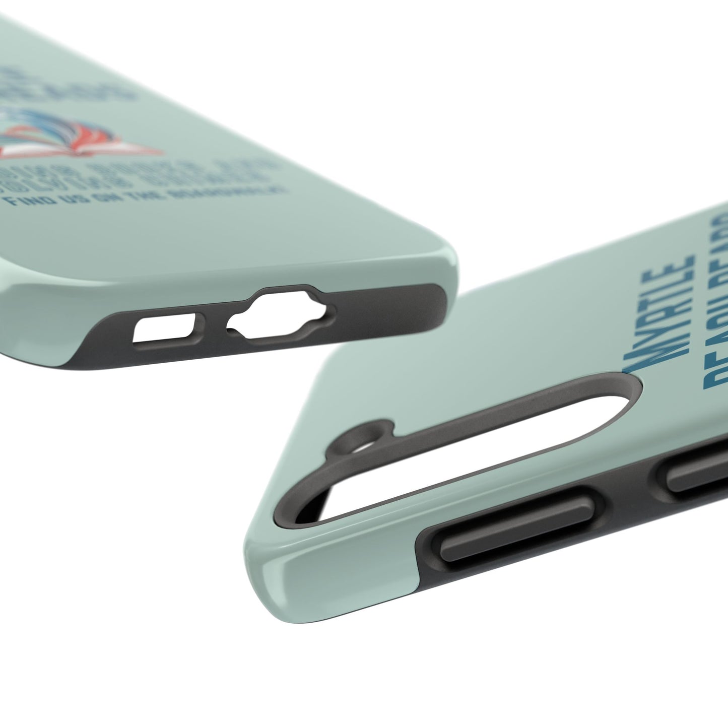 Myrtle Beach Reads Phone Case - Durable Tough Cases for Book Lovers