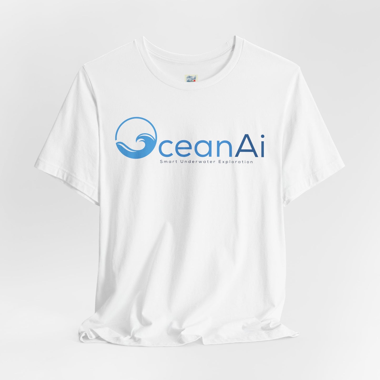 OceanAi Unisex Jersey Tee - Casual Wear, Perfect for Beach Days, Gift for Ocean Lovers, Summer Outings, Eco-Friendly Fashion