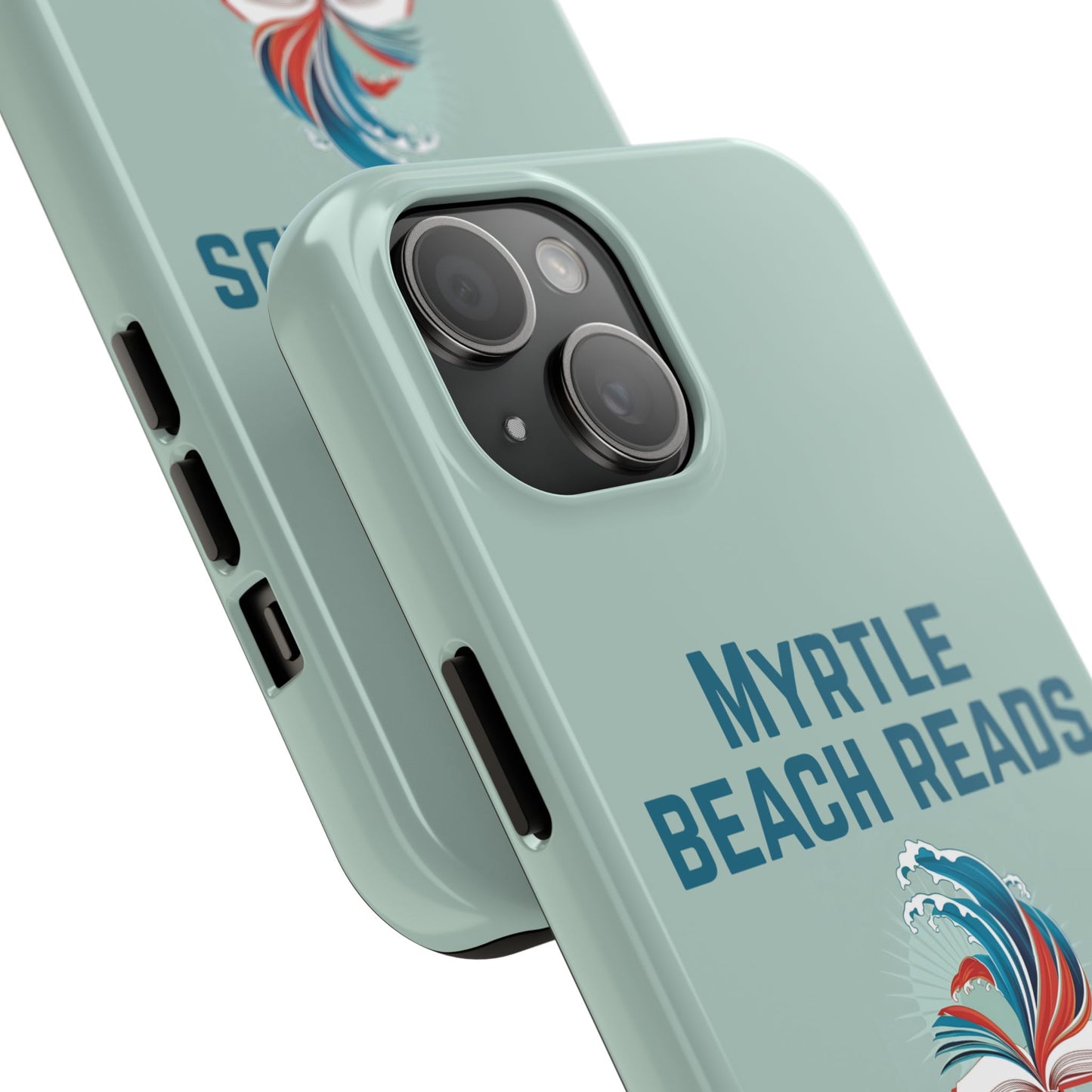 Myrtle Beach Reads Phone Case - Durable Tough Cases for Book Lovers
