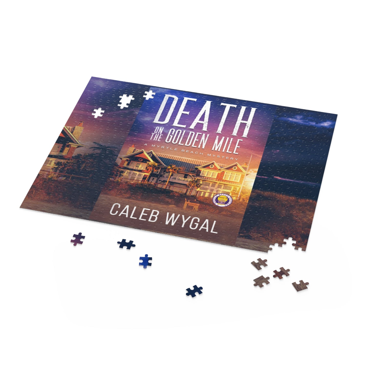 Death on the Golden Mile Cover Puzzle (120, 252, 500-Piece)