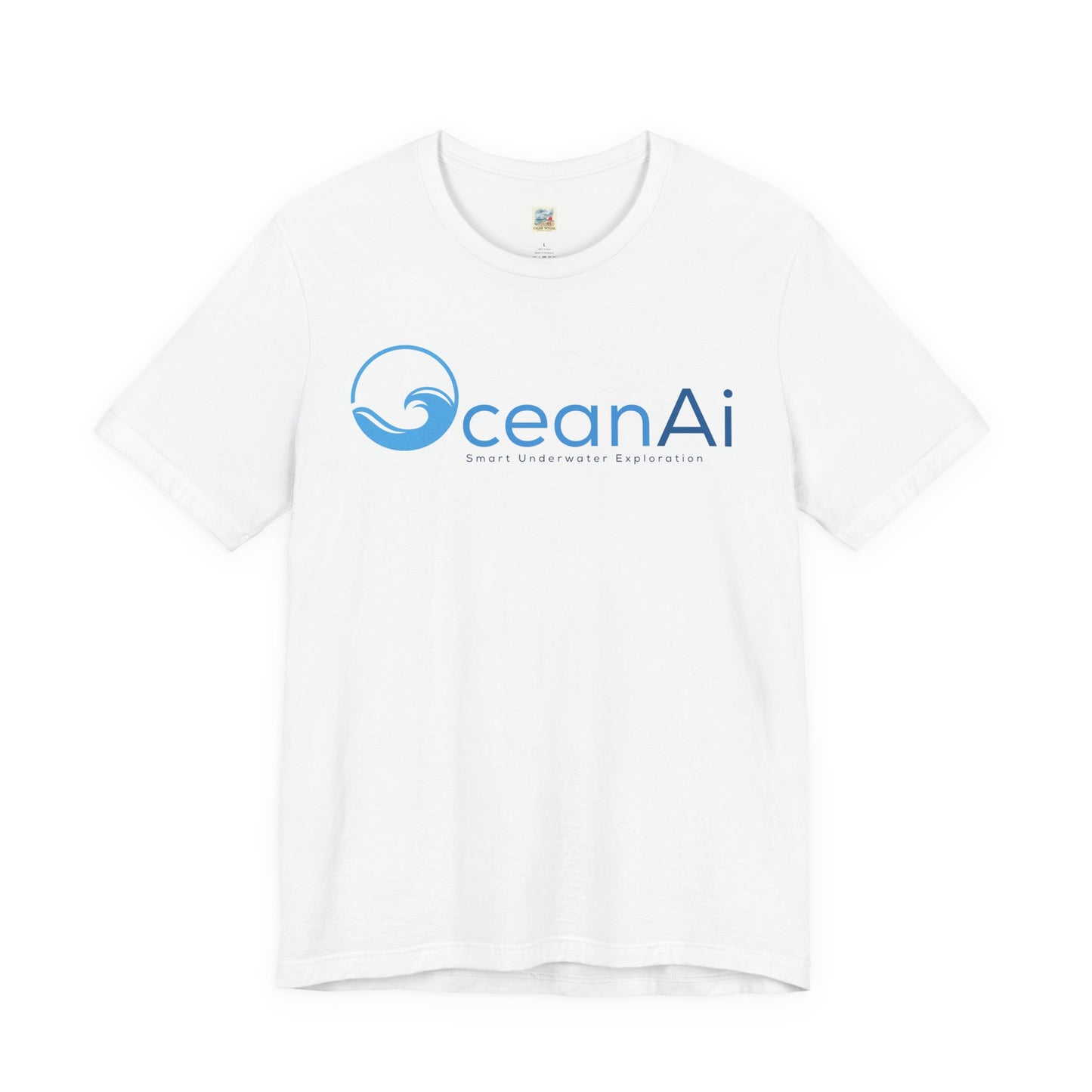 OceanAi Unisex Jersey Tee - Casual Wear, Perfect for Beach Days, Gift for Ocean Lovers, Summer Outings, Eco-Friendly Fashion
