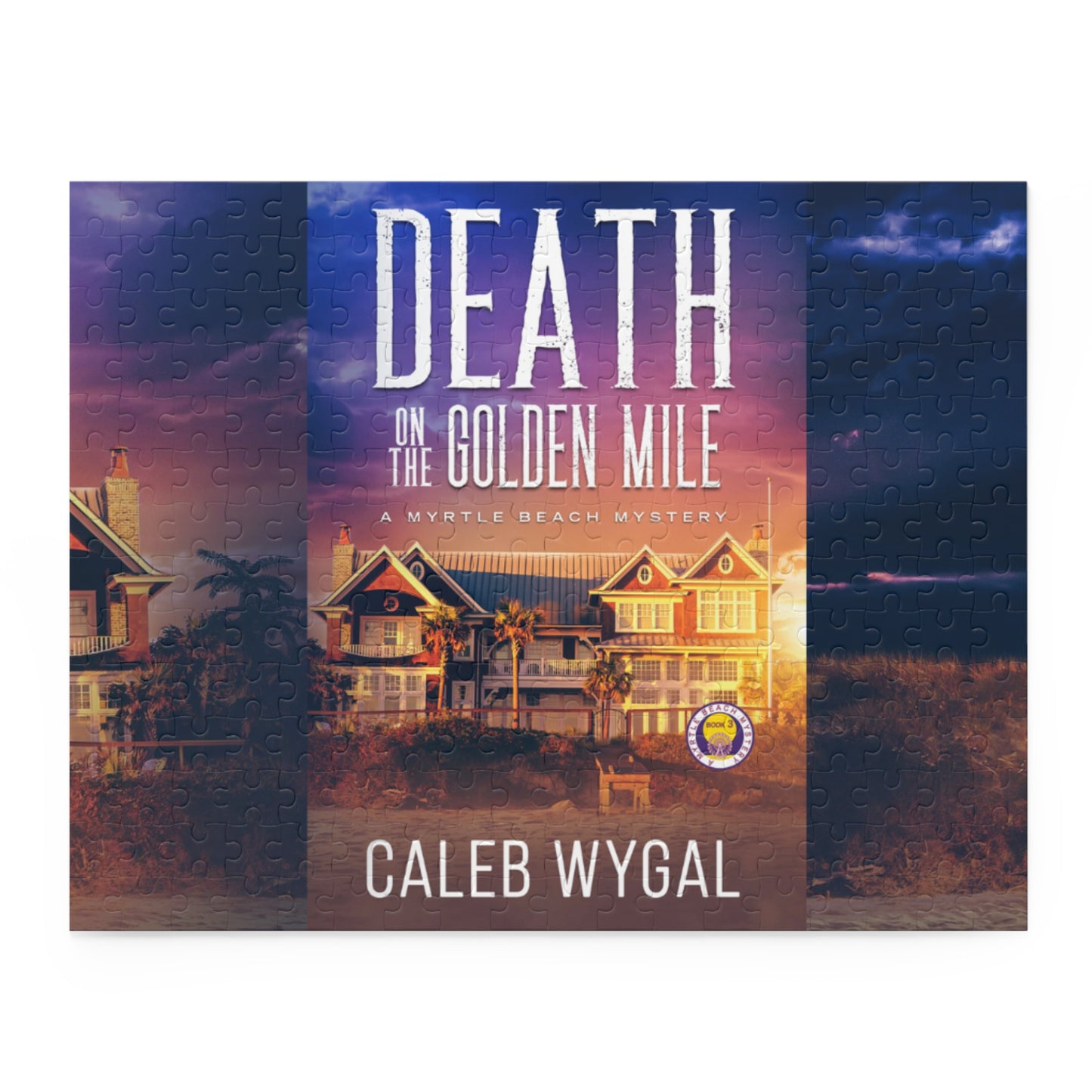 Death on the Golden Mile Cover Puzzle (120, 252, 500-Piece)