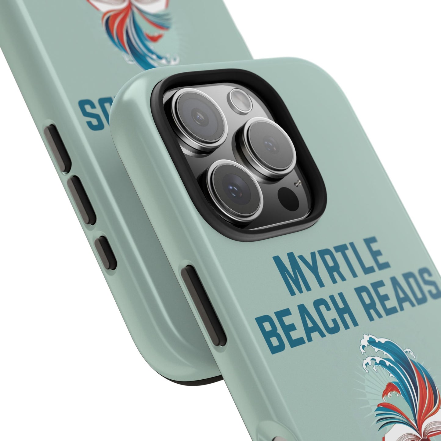 Myrtle Beach Reads Phone Case - Durable Tough Cases for Book Lovers