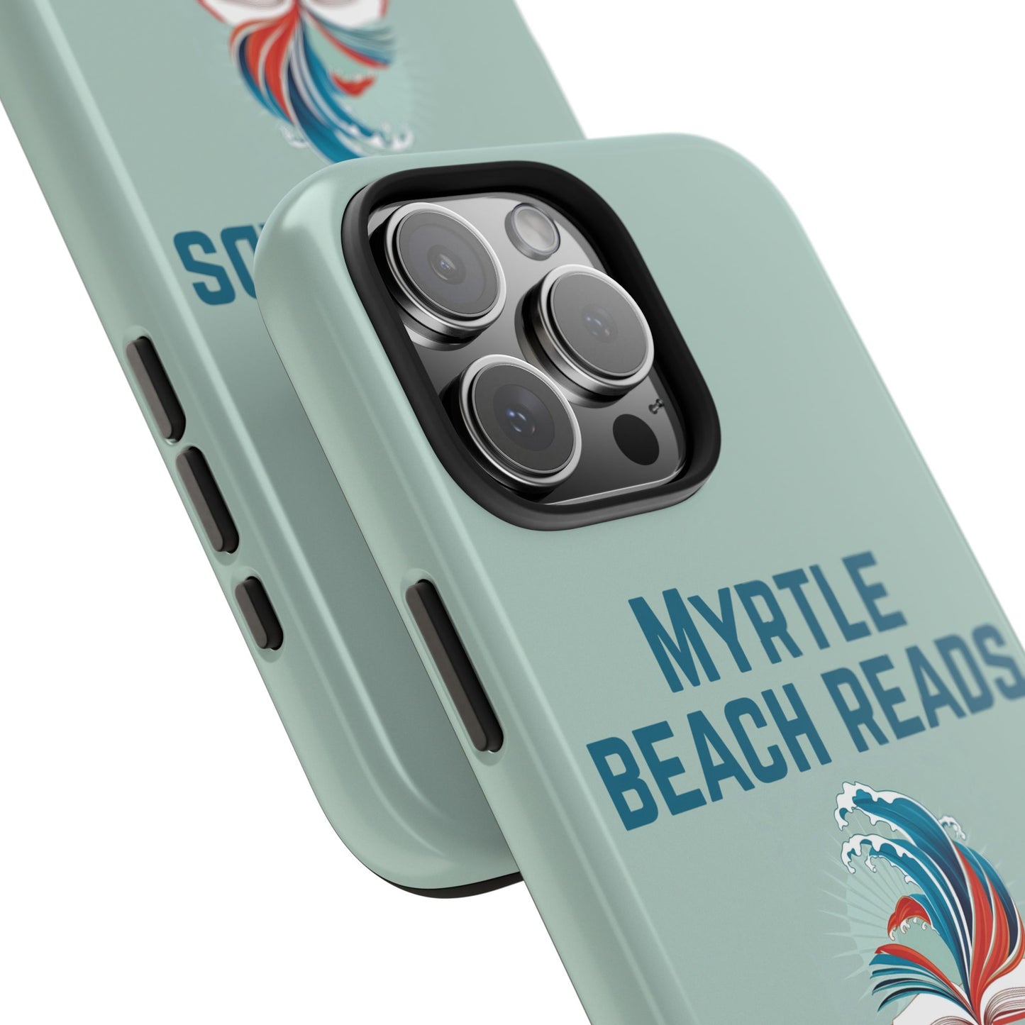 Myrtle Beach Reads Phone Case - Durable Tough Cases for Book Lovers