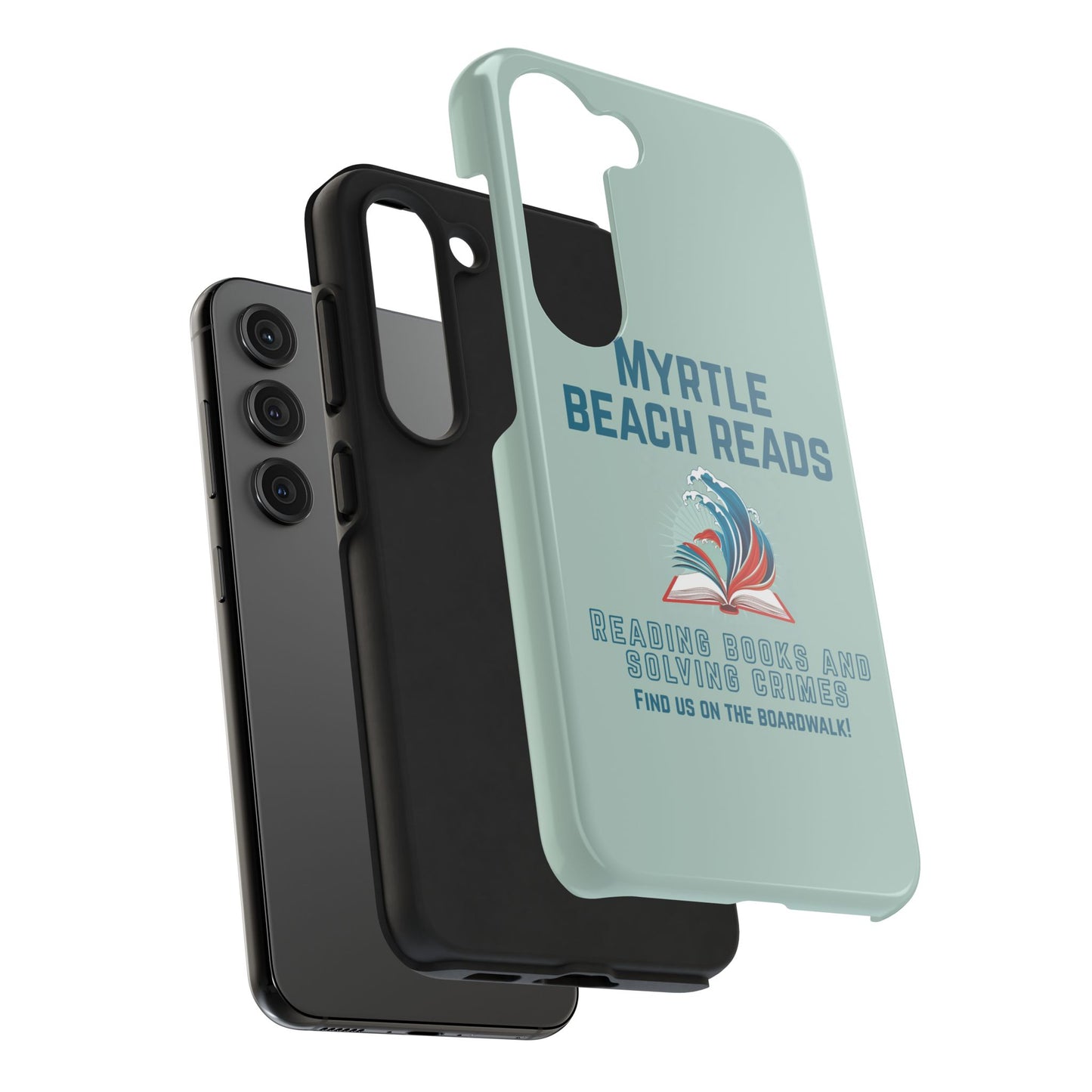Myrtle Beach Reads Phone Case - Durable Tough Cases for Book Lovers
