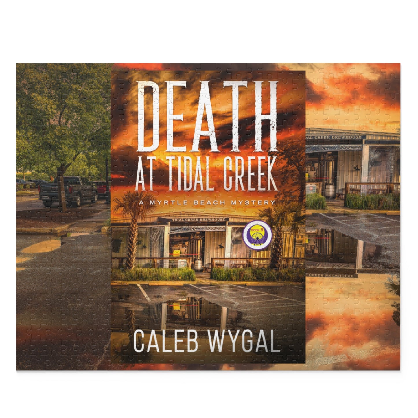 Death at Tidal Creek Cover Puzzle (120, 252, 500-Piece)