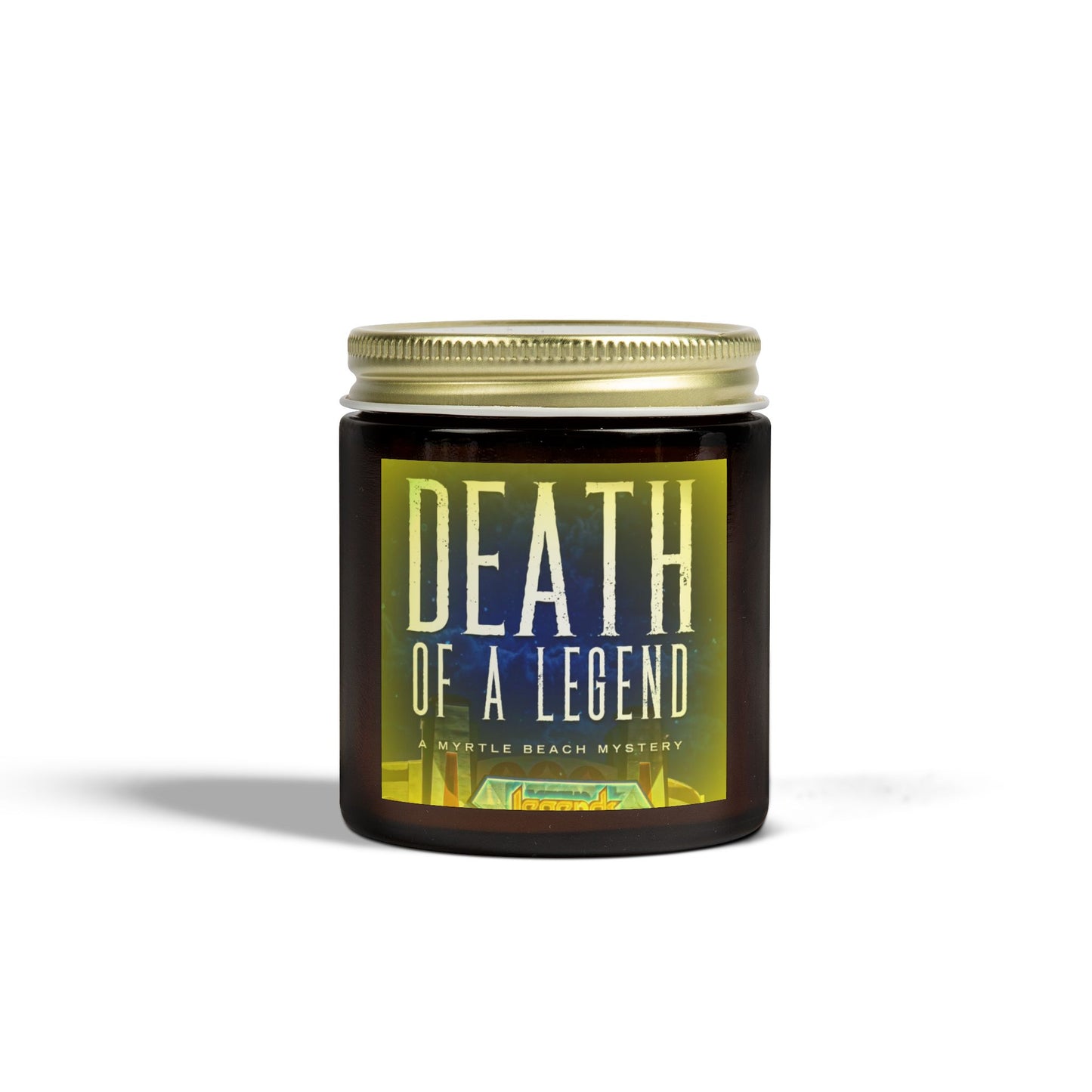 Death of a Legend Scented Candle - Coconut Apricot Wax, 4oz & 9oz