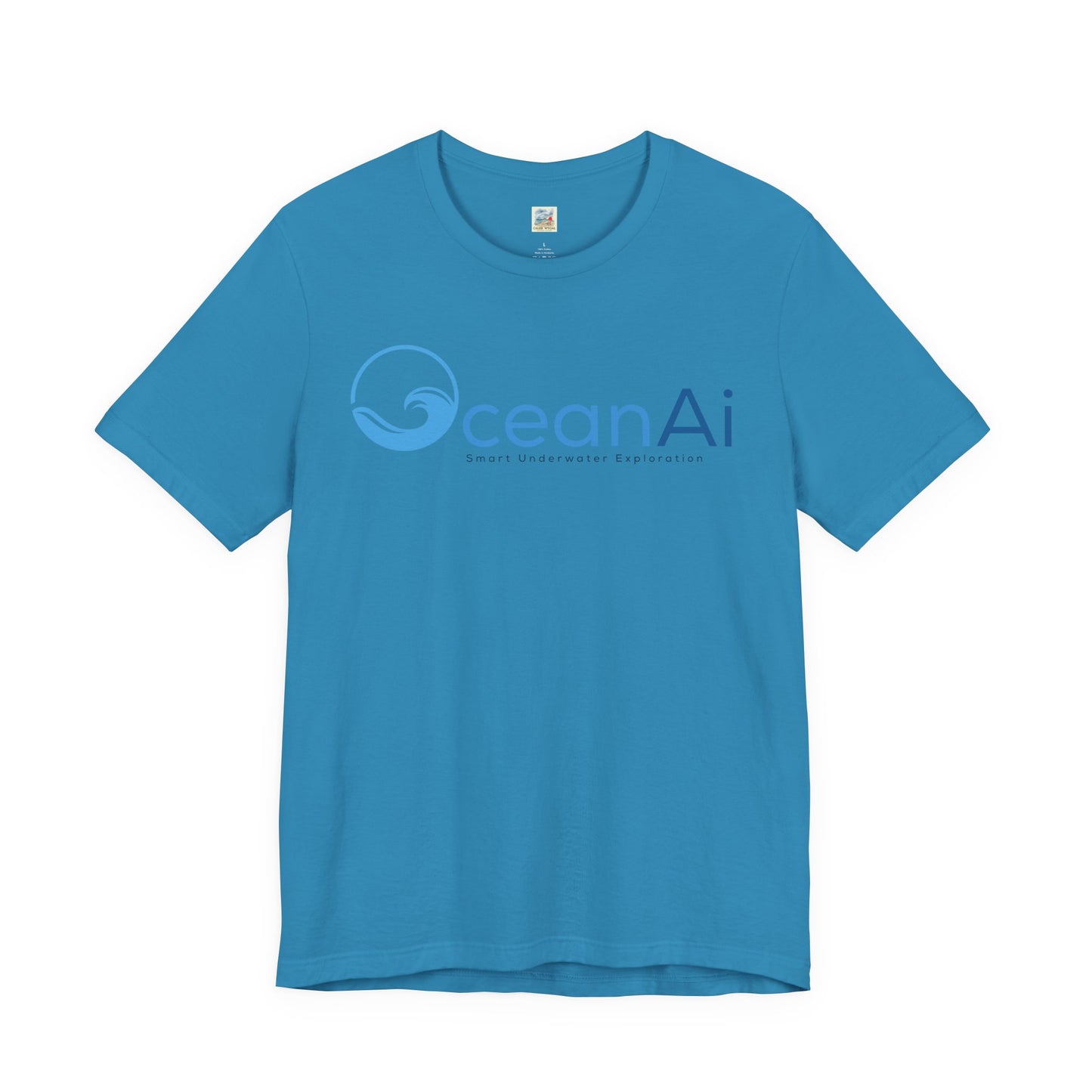 OceanAi Unisex Jersey Tee - Casual Wear, Perfect for Beach Days, Gift for Ocean Lovers, Summer Outings, Eco-Friendly Fashion