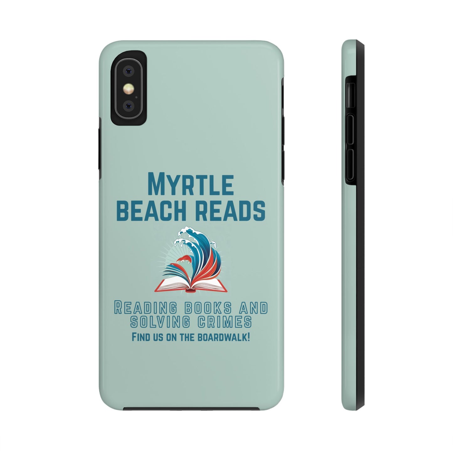 Myrtle Beach Reads Phone Case - Durable Tough Cases for Book Lovers