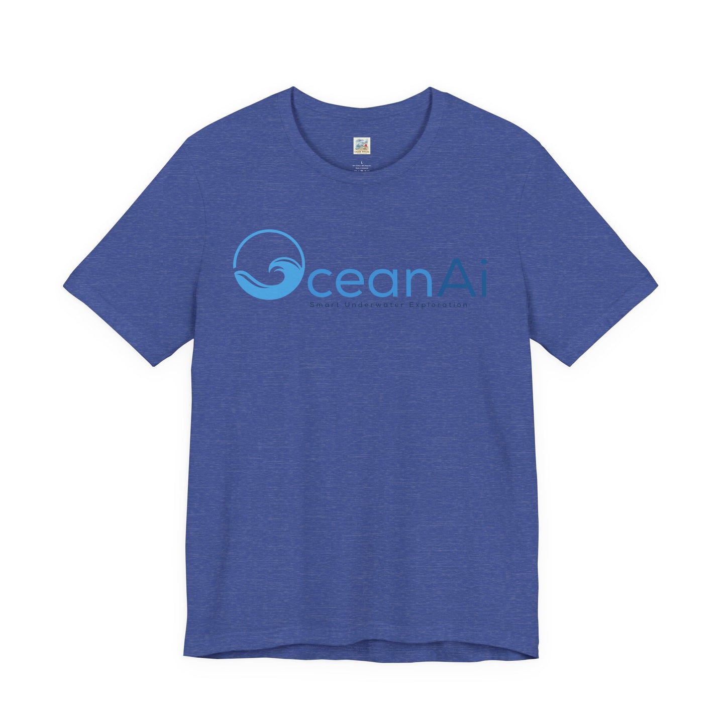 OceanAi Unisex Jersey Tee - Casual Wear, Perfect for Beach Days, Gift for Ocean Lovers, Summer Outings, Eco-Friendly Fashion
