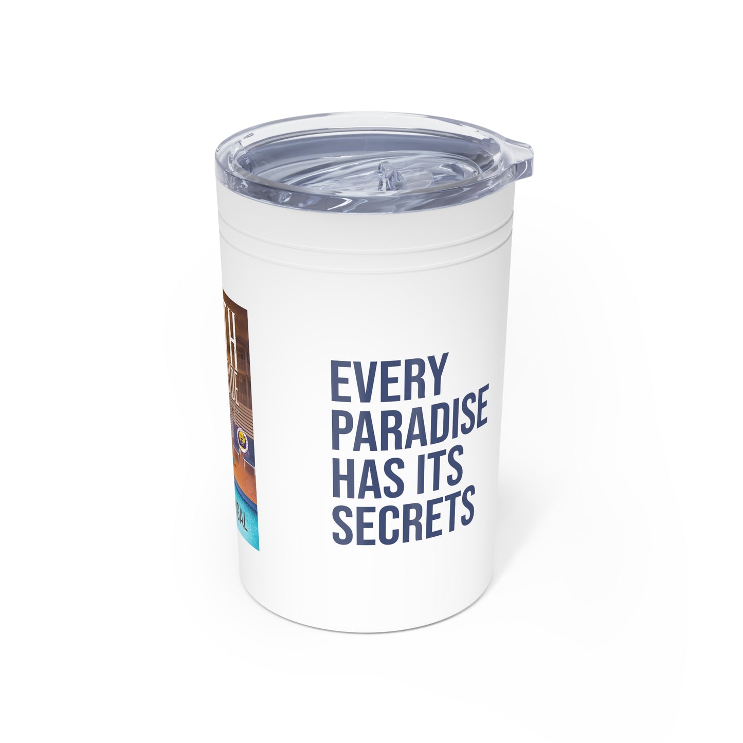 Vacuum Insulated Tumbler, 11oz - Perfect for Beach Lovers, Summer Fun, Unique Gifts, Inspirational Drinkware, Poolside Accessory