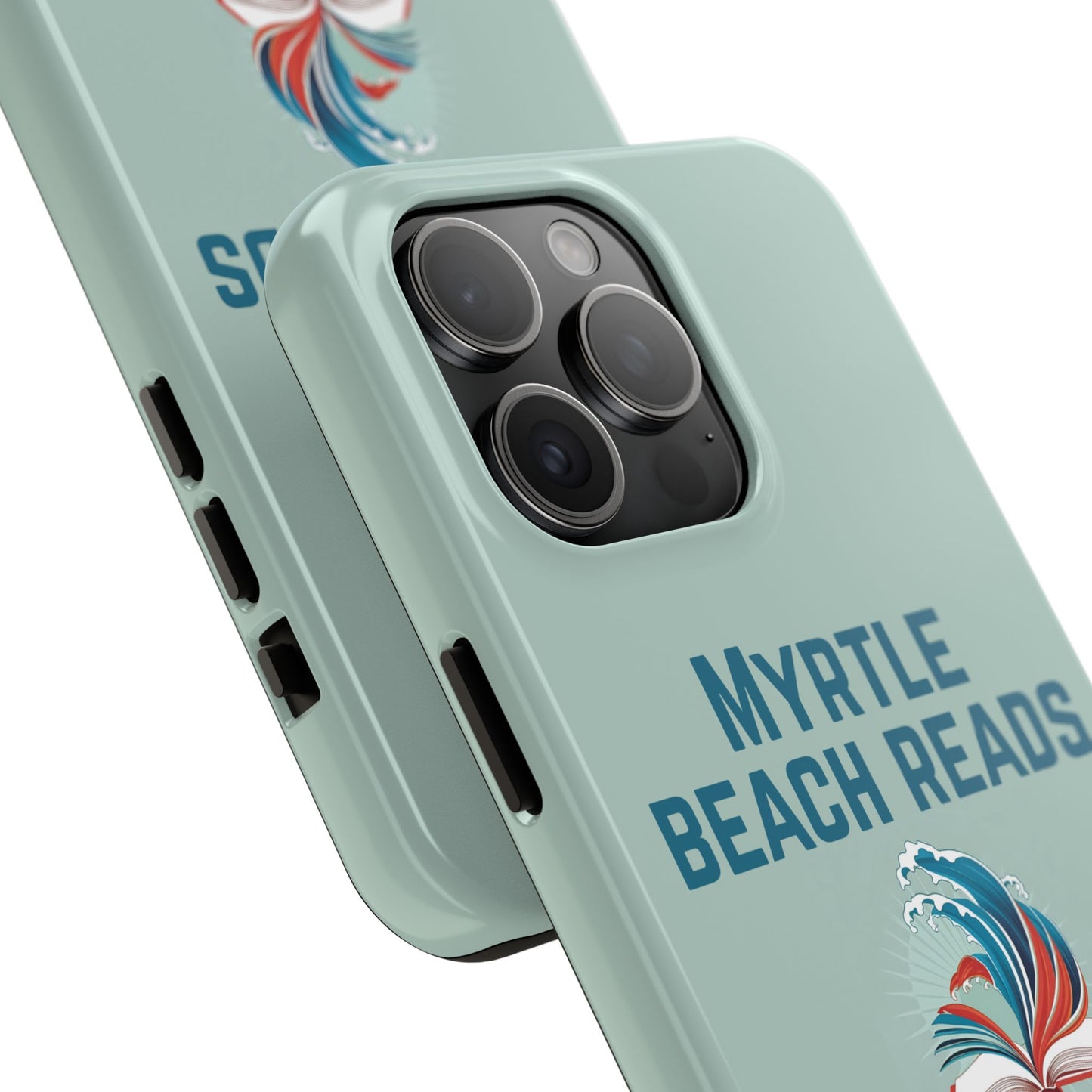 Myrtle Beach Reads Phone Case - Durable Tough Cases for Book Lovers
