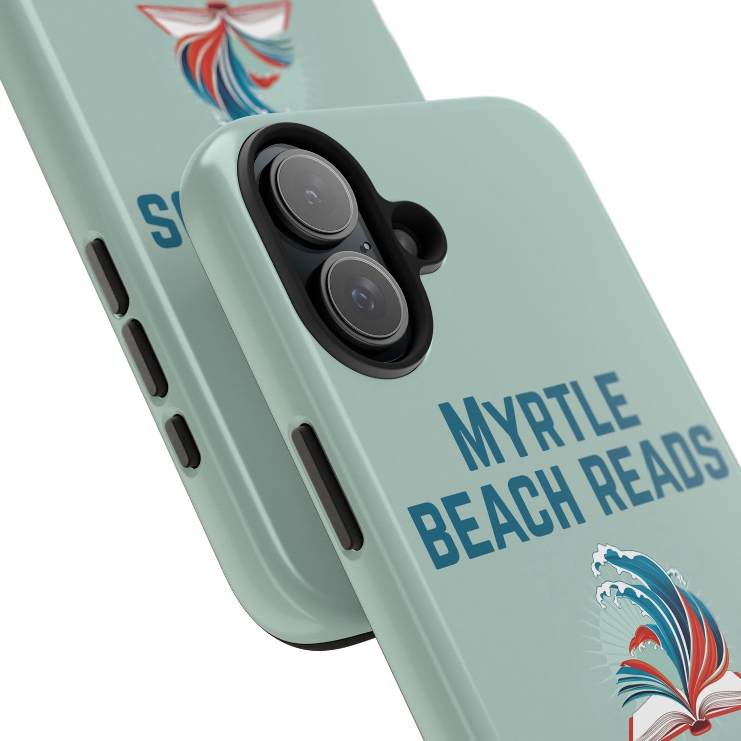 Myrtle Beach Reads Phone Case - Durable Tough Cases for Book Lovers