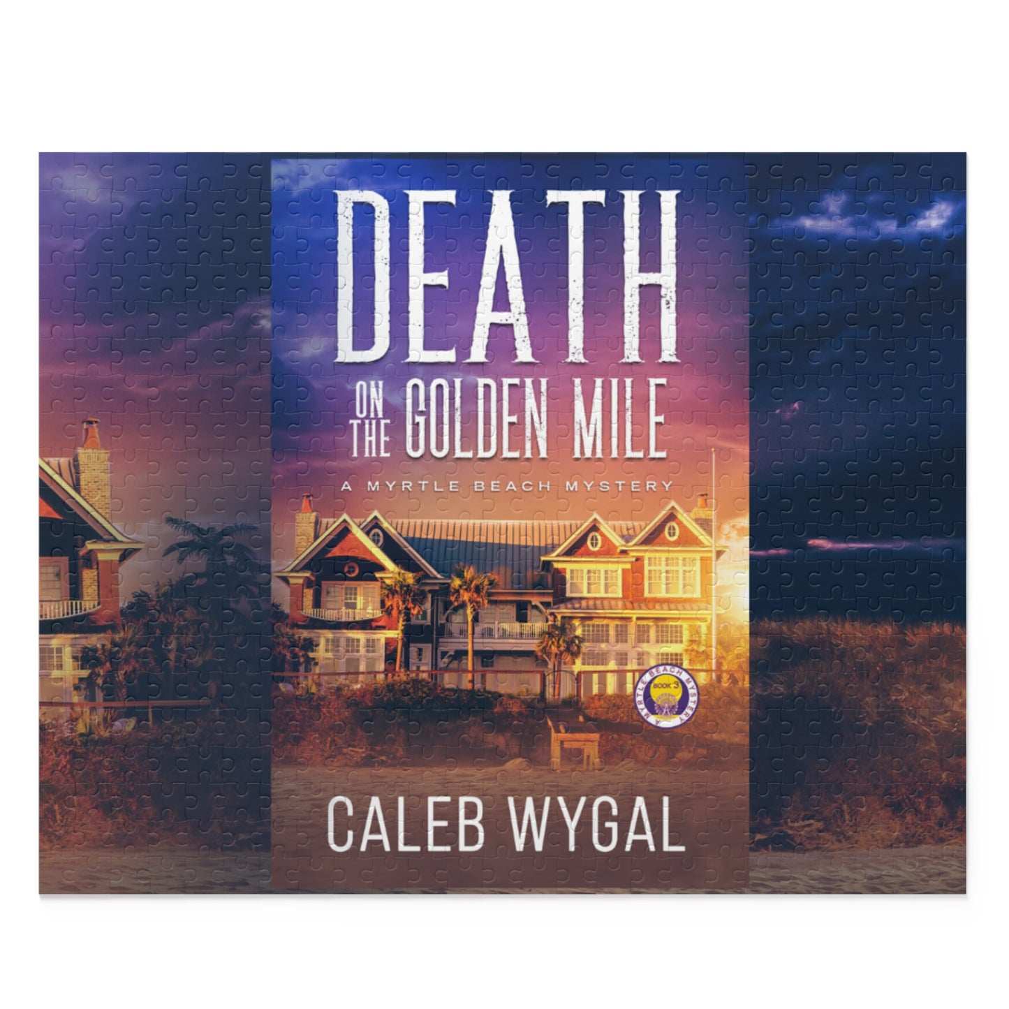 Death on the Golden Mile Cover Puzzle (120, 252, 500-Piece)