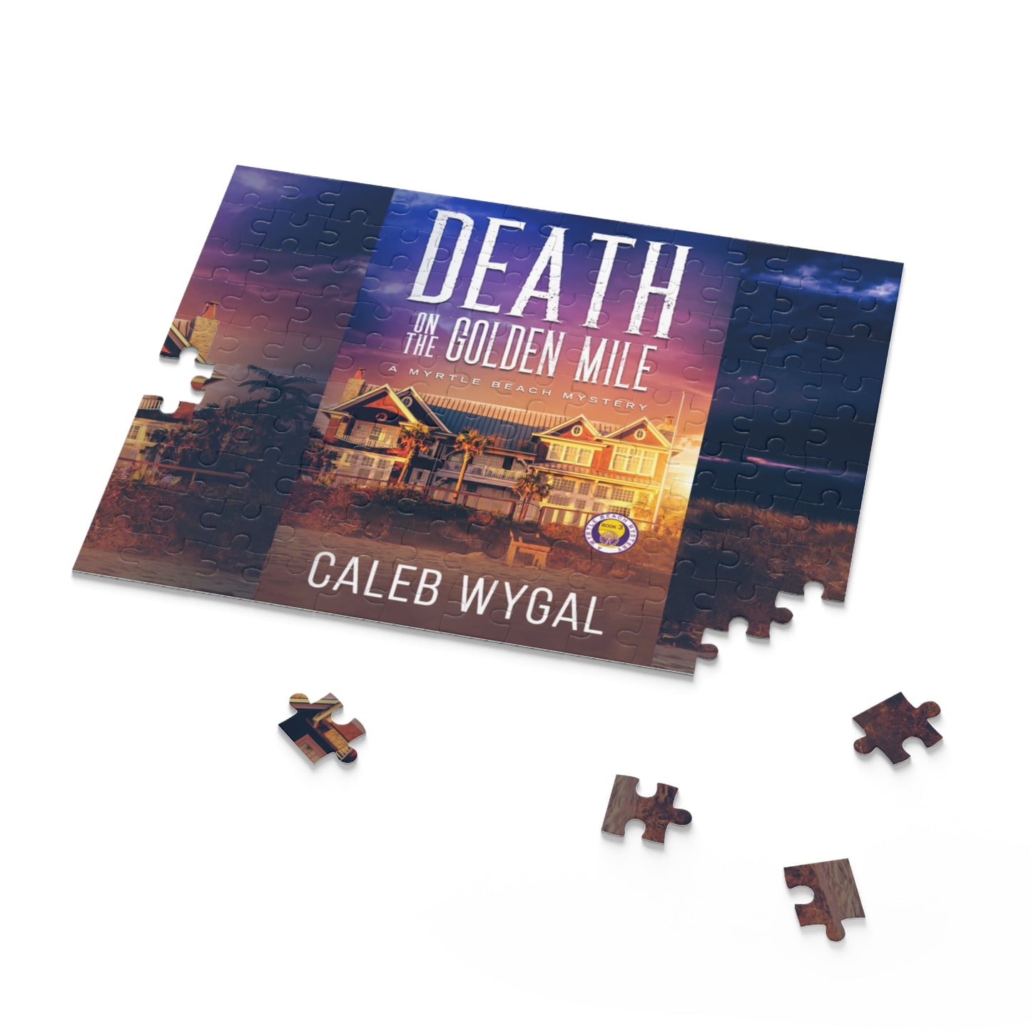 Death on the Golden Mile Cover Puzzle (120, 252, 500-Piece)