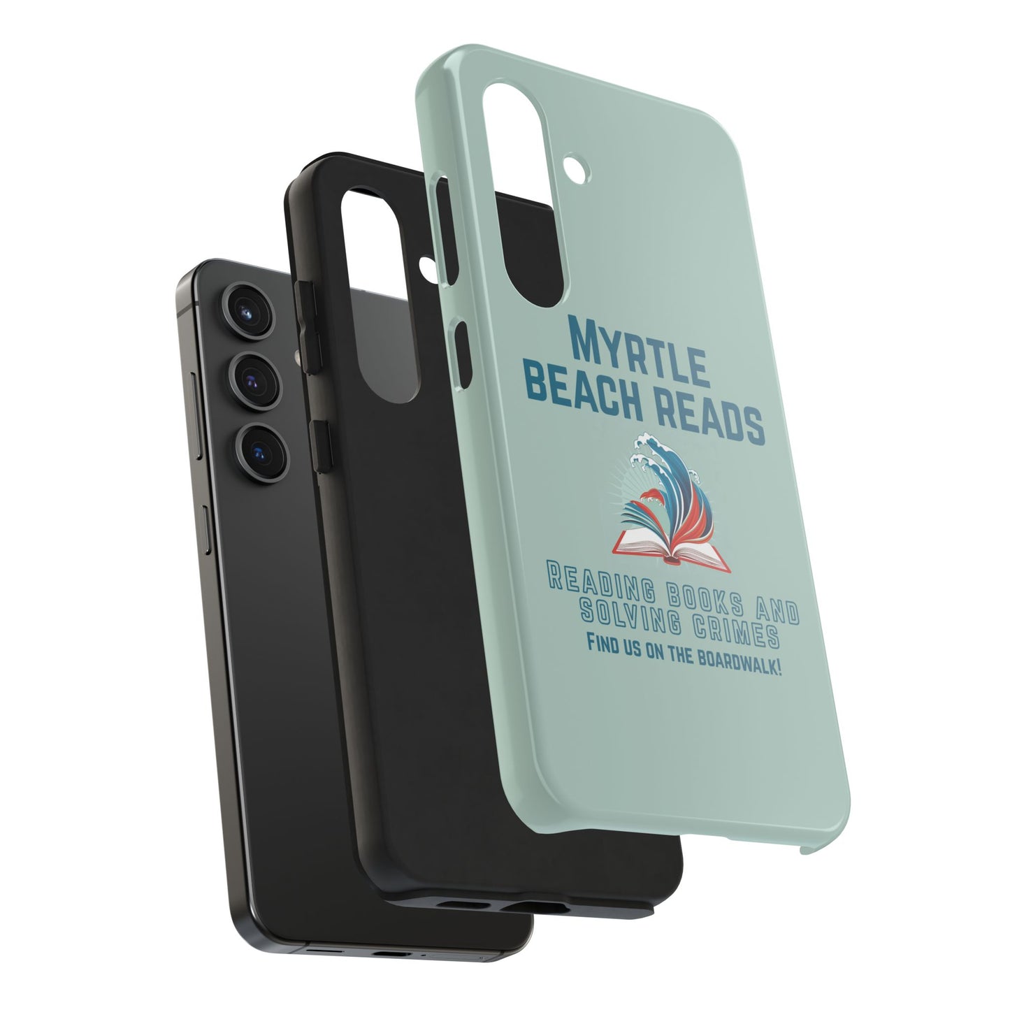 Myrtle Beach Reads Phone Case - Durable Tough Cases for Book Lovers