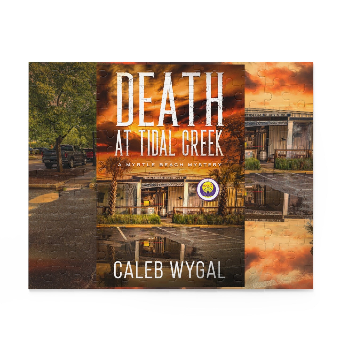 Death at Tidal Creek Cover Puzzle (120, 252, 500-Piece)