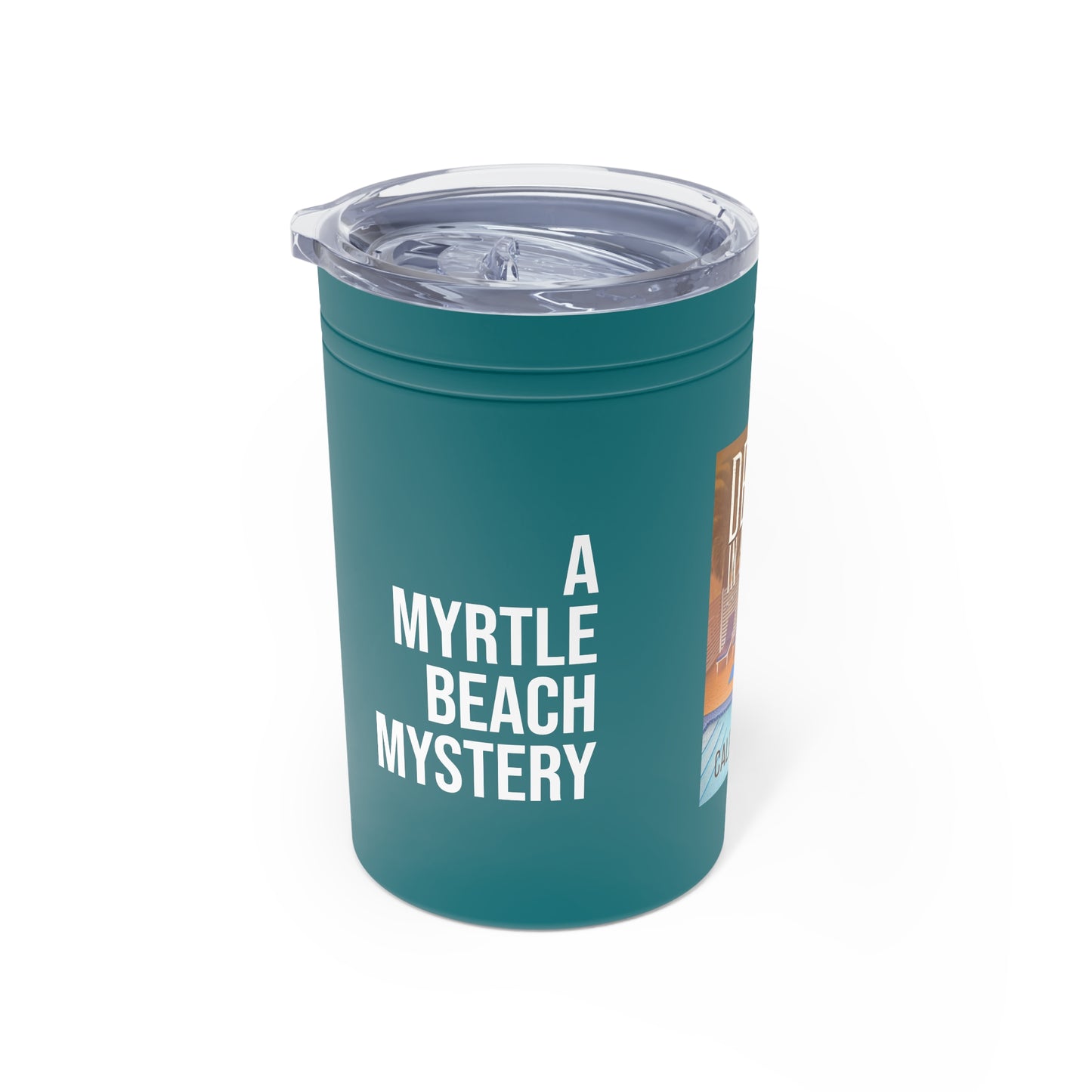Vacuum Insulated Tumbler, 11oz - Perfect for Beach Lovers, Summer Fun, Unique Gifts, Inspirational Drinkware, Poolside Accessory