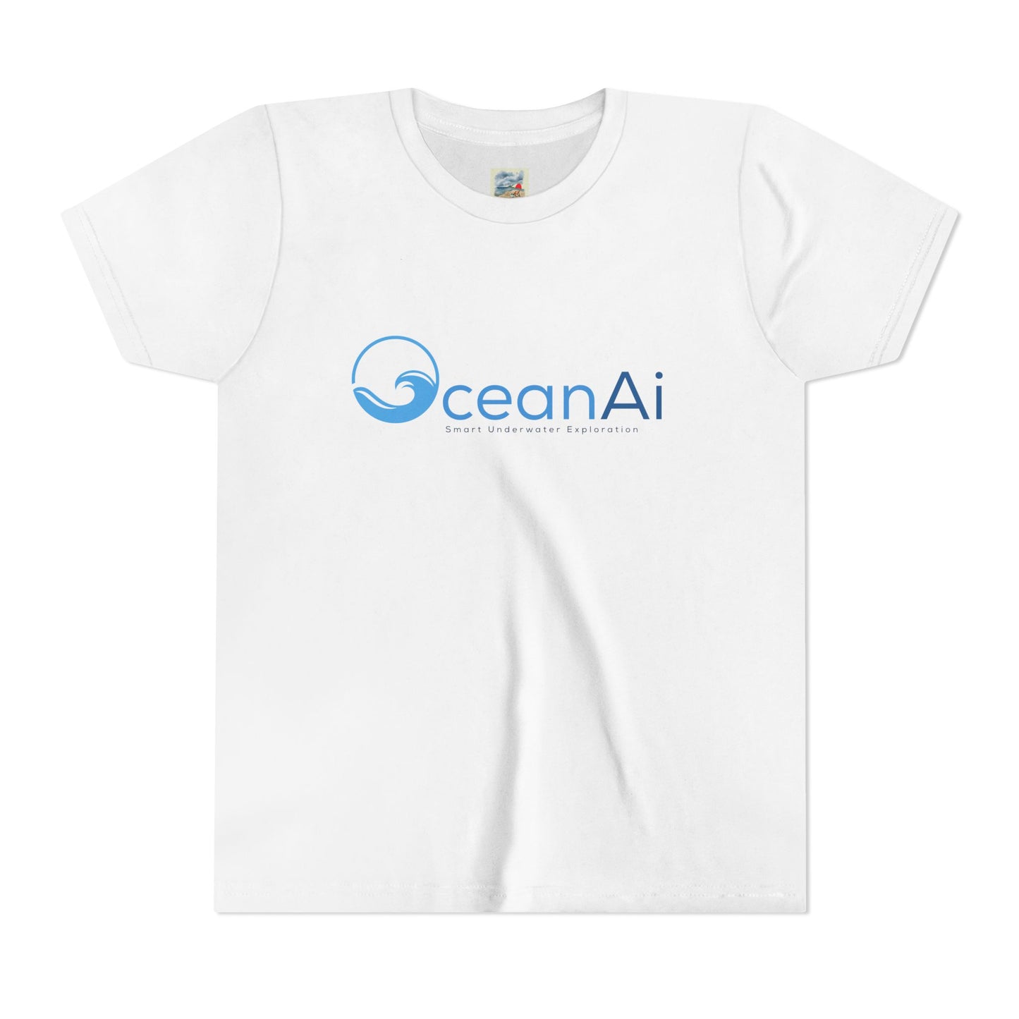 OceanAi Youth Short Sleeve Tee, Summer Fashion, Kids Gift, Beachwear, Eco-Friendly Apparel