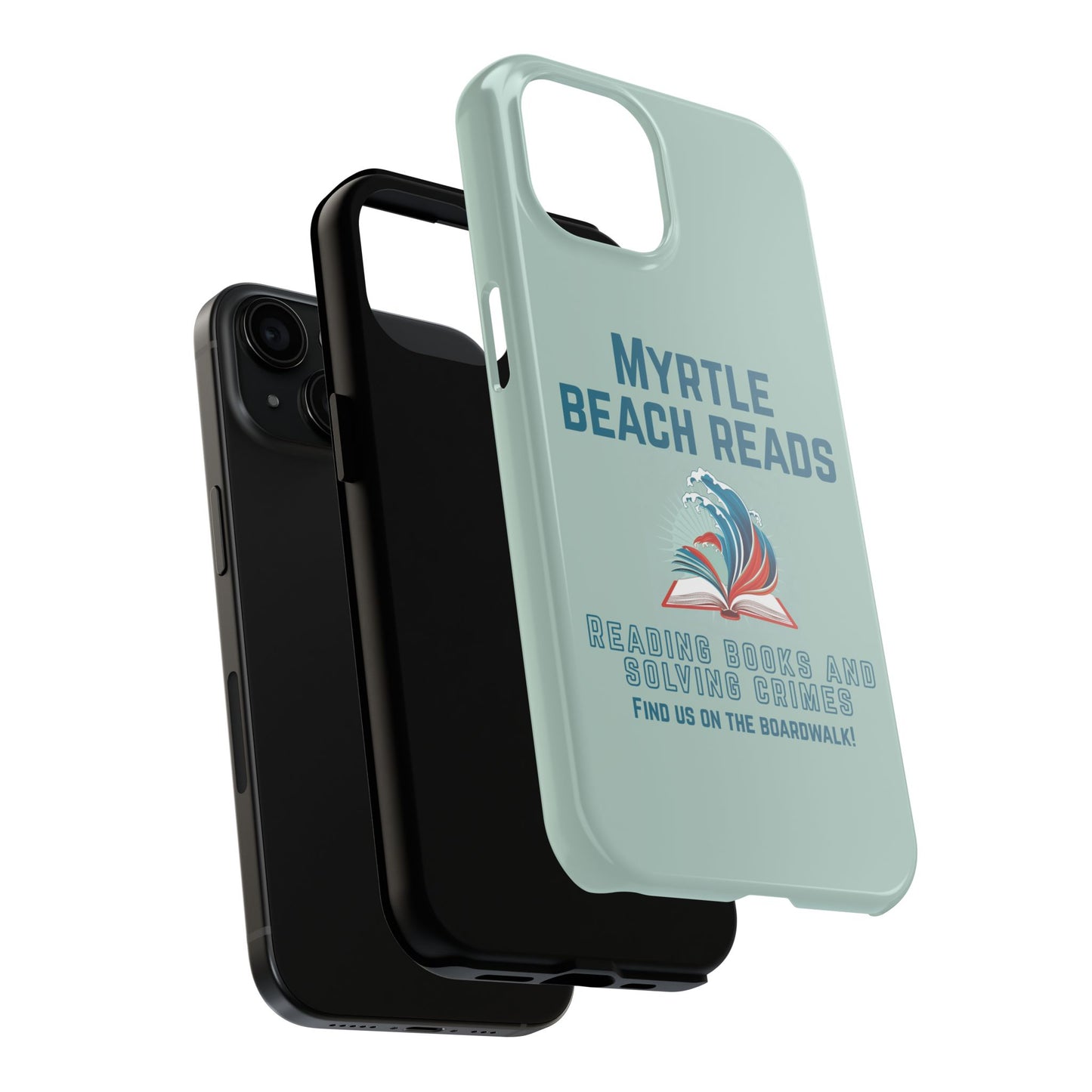 Myrtle Beach Reads Phone Case - Durable Tough Cases for Book Lovers