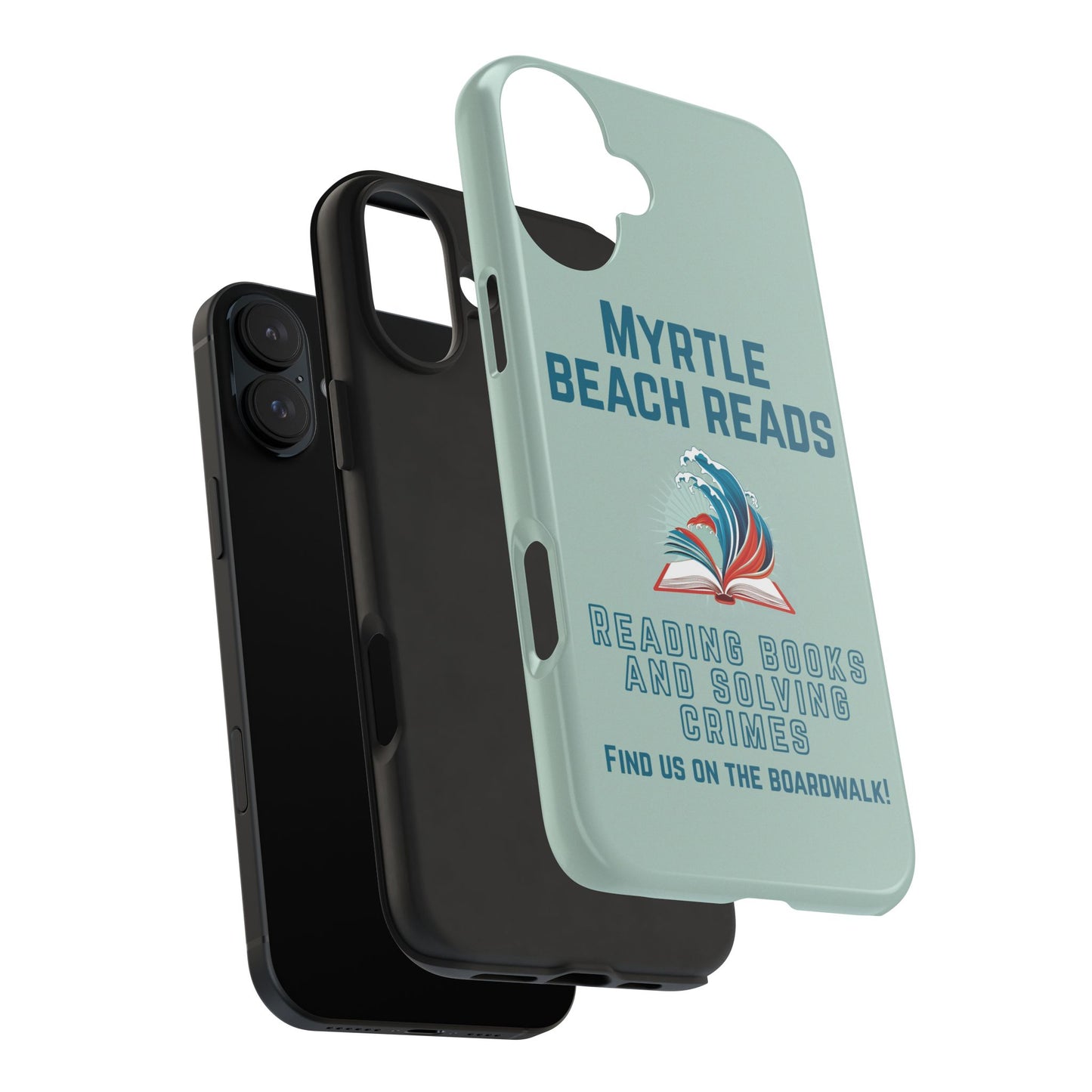 Myrtle Beach Reads Phone Case - Durable Tough Cases for Book Lovers