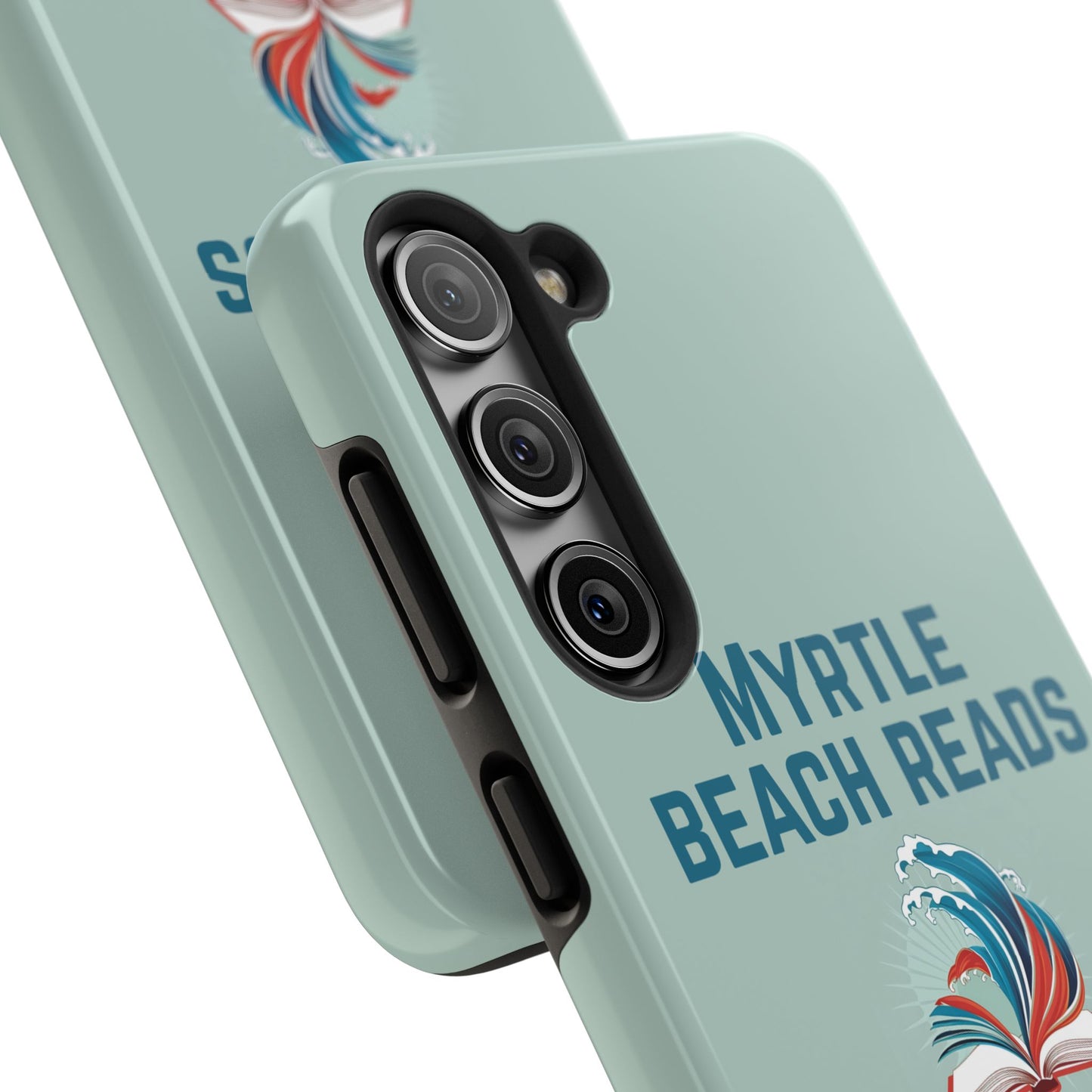 Myrtle Beach Reads Phone Case - Durable Tough Cases for Book Lovers