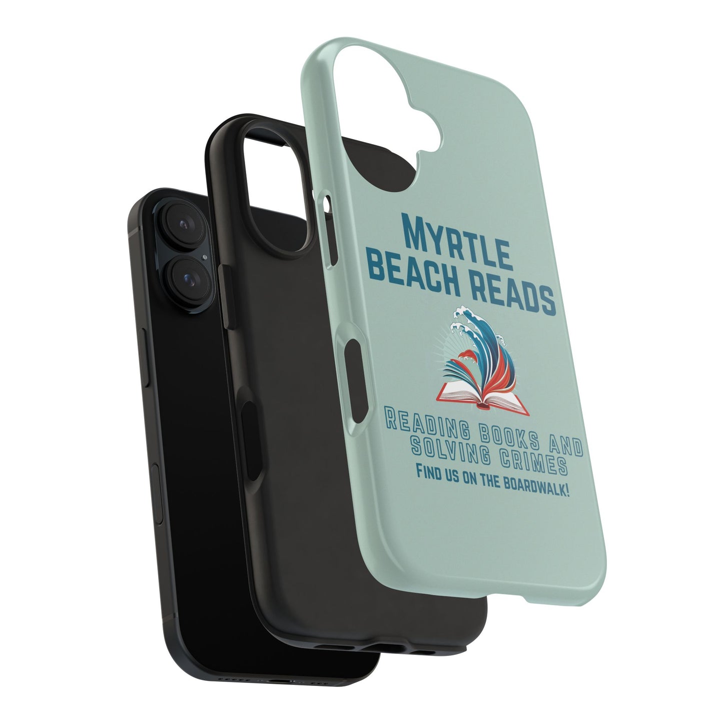 Myrtle Beach Reads Phone Case - Durable Tough Cases for Book Lovers