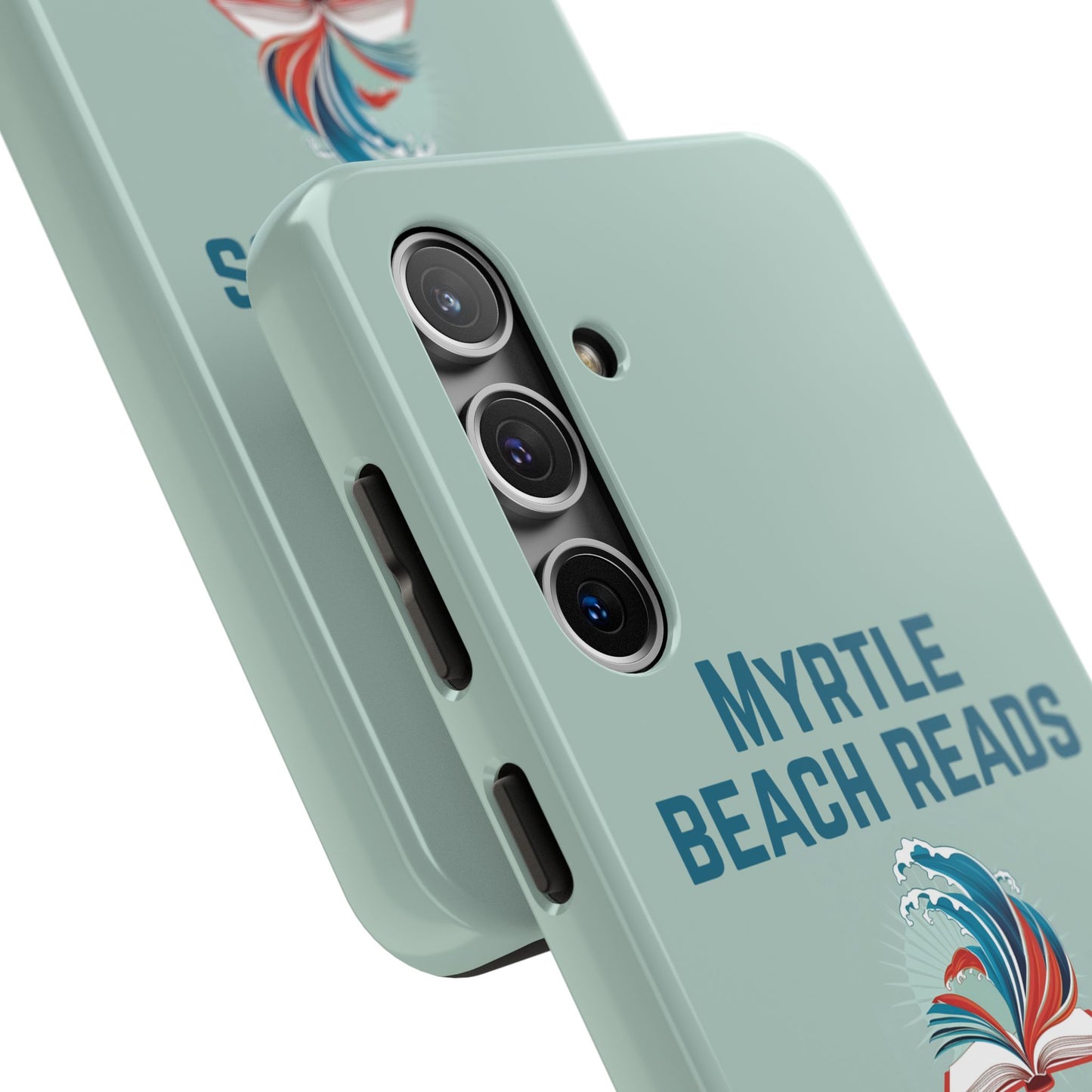 Myrtle Beach Reads Phone Case - Durable Tough Cases for Book Lovers