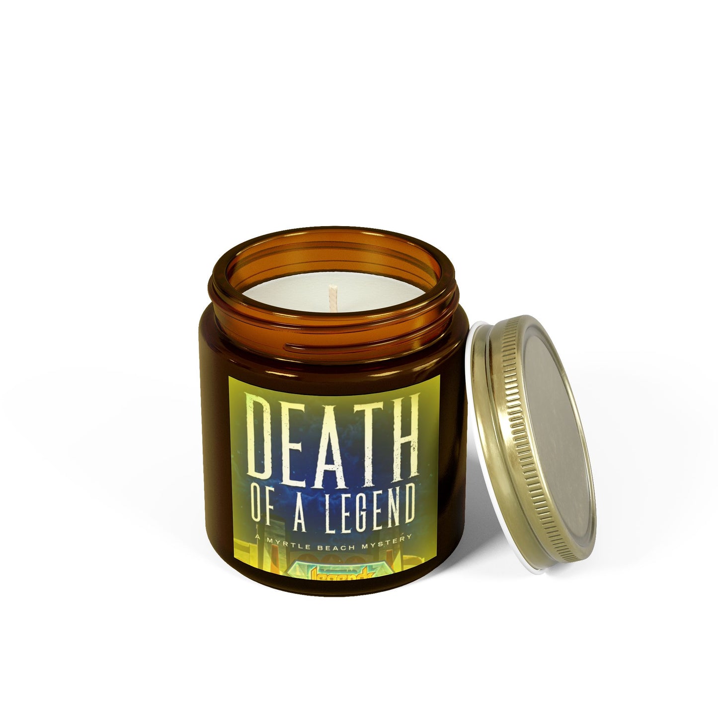 Death of a Legend Scented Candle - Coconut Apricot Wax, 4oz & 9oz