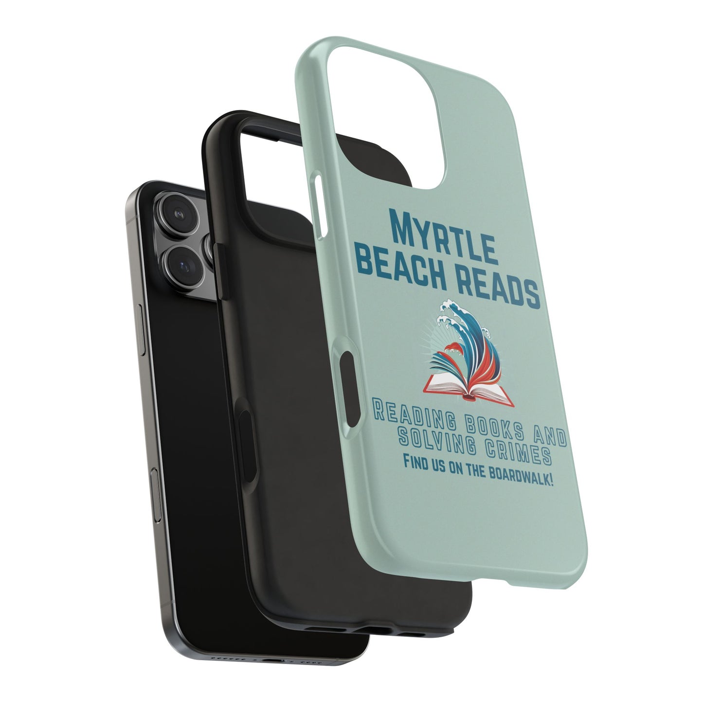 Myrtle Beach Reads Phone Case - Durable Tough Cases for Book Lovers