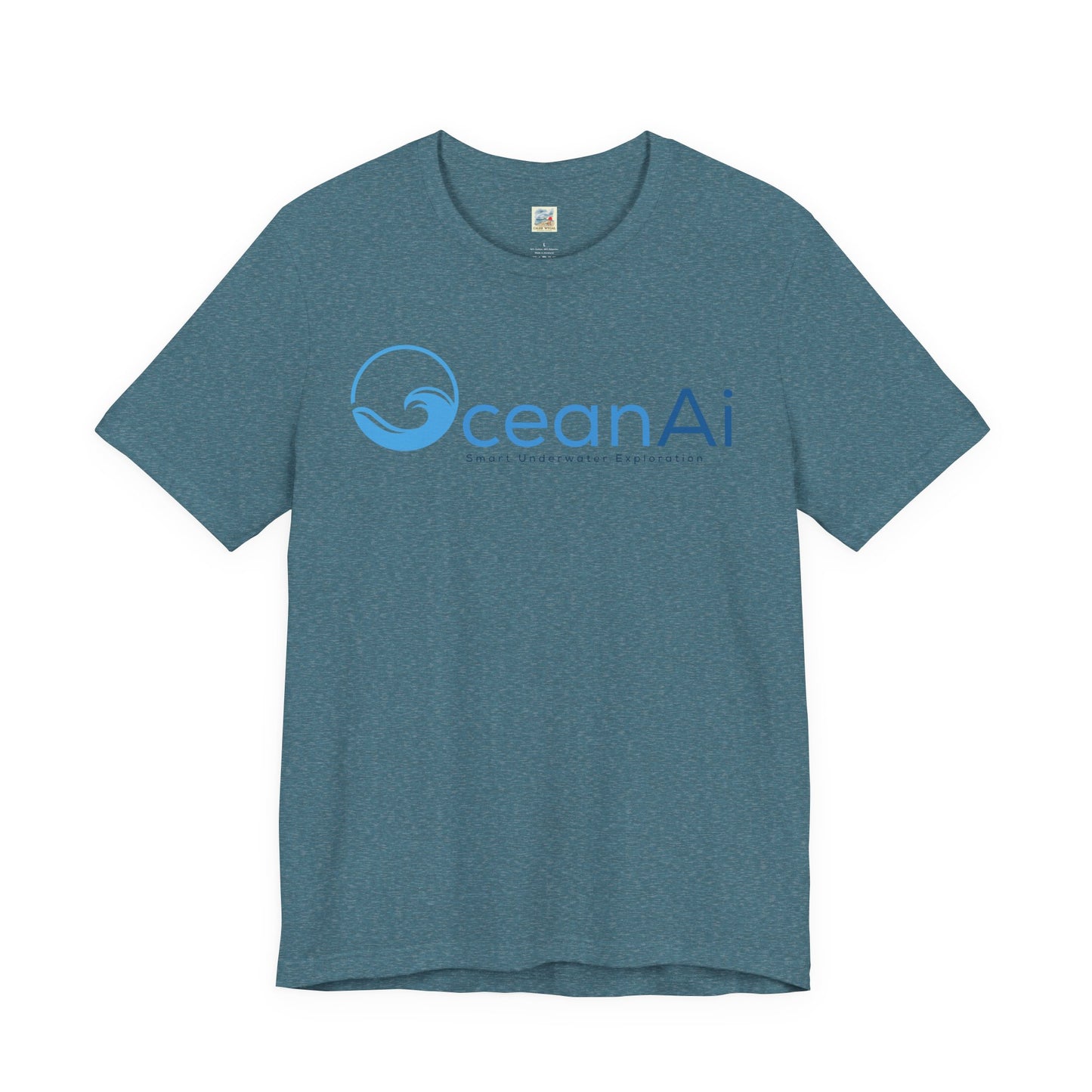 OceanAi Unisex Jersey Tee - Casual Wear, Perfect for Beach Days, Gift for Ocean Lovers, Summer Outings, Eco-Friendly Fashion