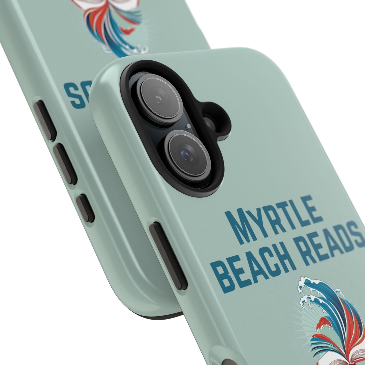Myrtle Beach Reads Phone Case - Durable Tough Cases for Book Lovers
