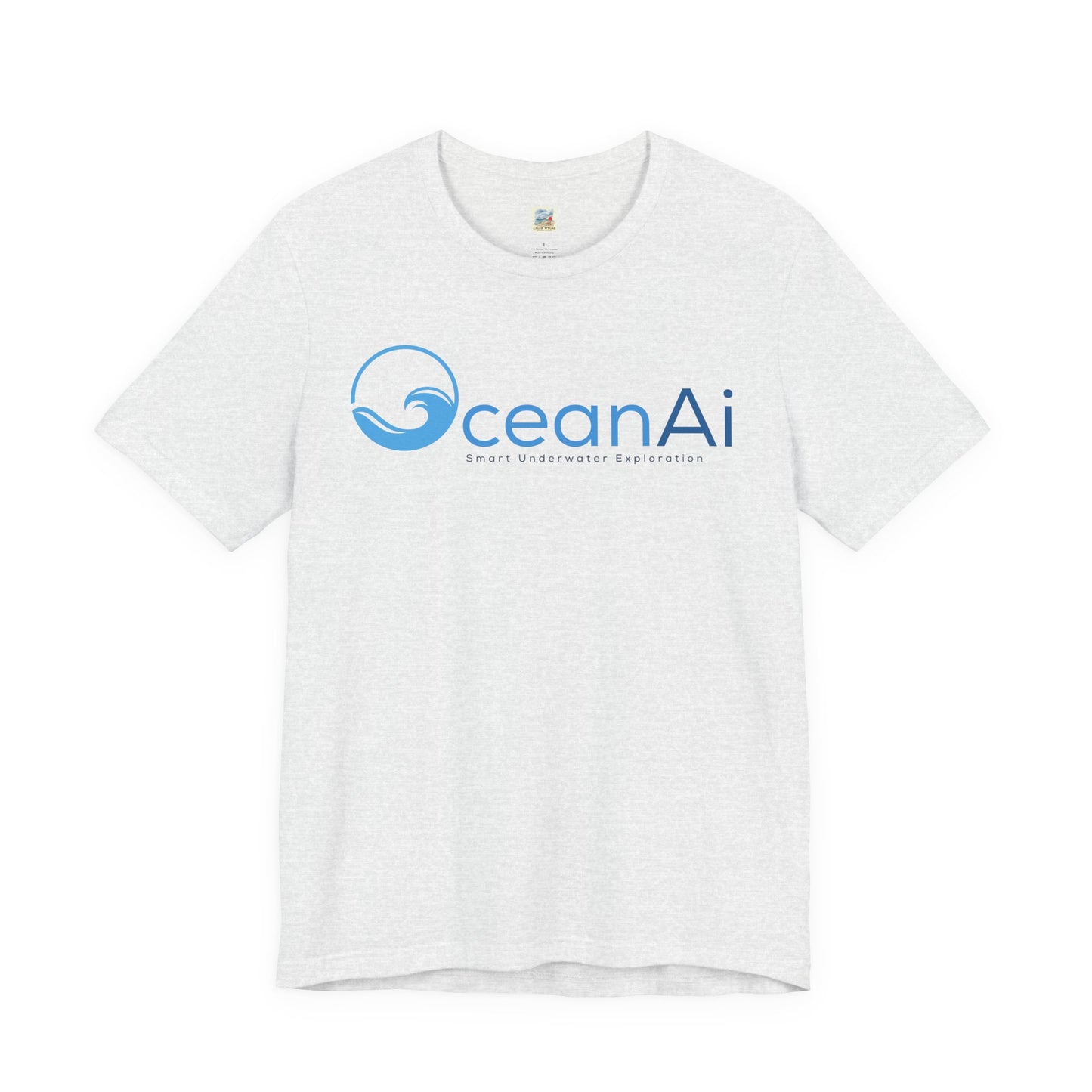 OceanAi Unisex Jersey Tee - Casual Wear, Perfect for Beach Days, Gift for Ocean Lovers, Summer Outings, Eco-Friendly Fashion