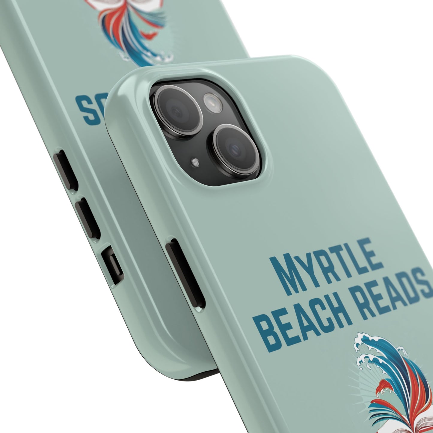 Myrtle Beach Reads Phone Case - Durable Tough Cases for Book Lovers