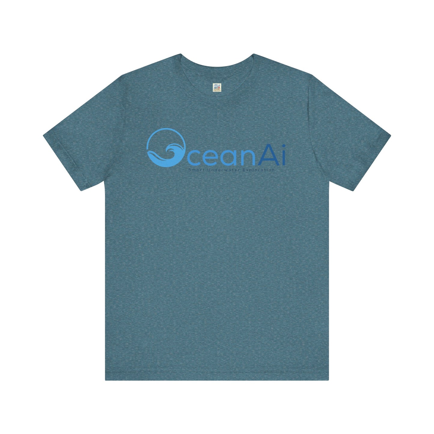 OceanAi Unisex Jersey Tee - Casual Wear, Perfect for Beach Days, Gift for Ocean Lovers, Summer Outings, Eco-Friendly Fashion