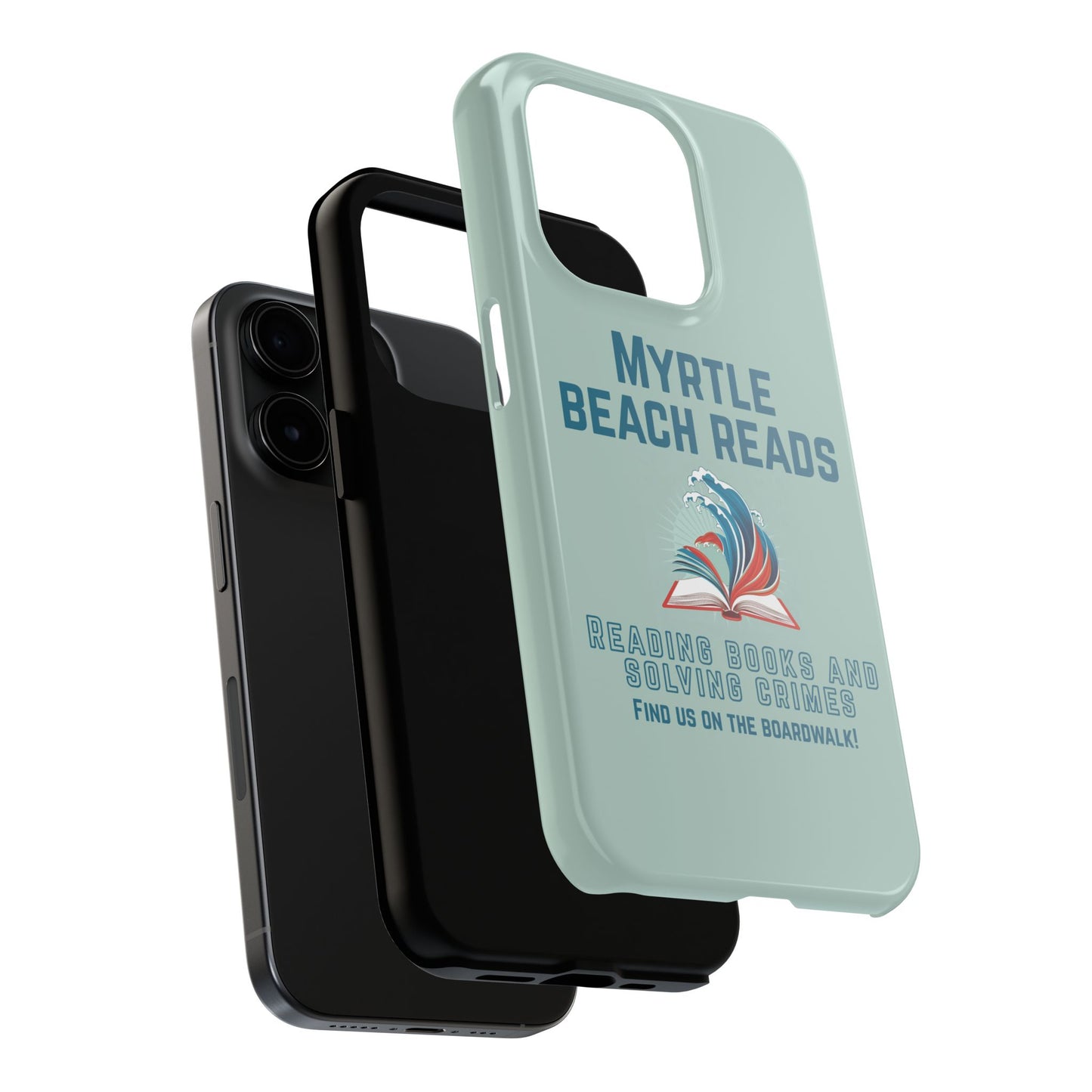 Myrtle Beach Reads Phone Case - Durable Tough Cases for Book Lovers