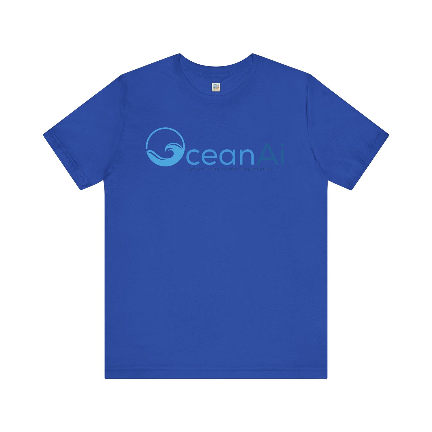 OceanAi Unisex Jersey Tee - Casual Wear, Perfect for Beach Days, Gift for Ocean Lovers, Summer Outings, Eco-Friendly Fashion