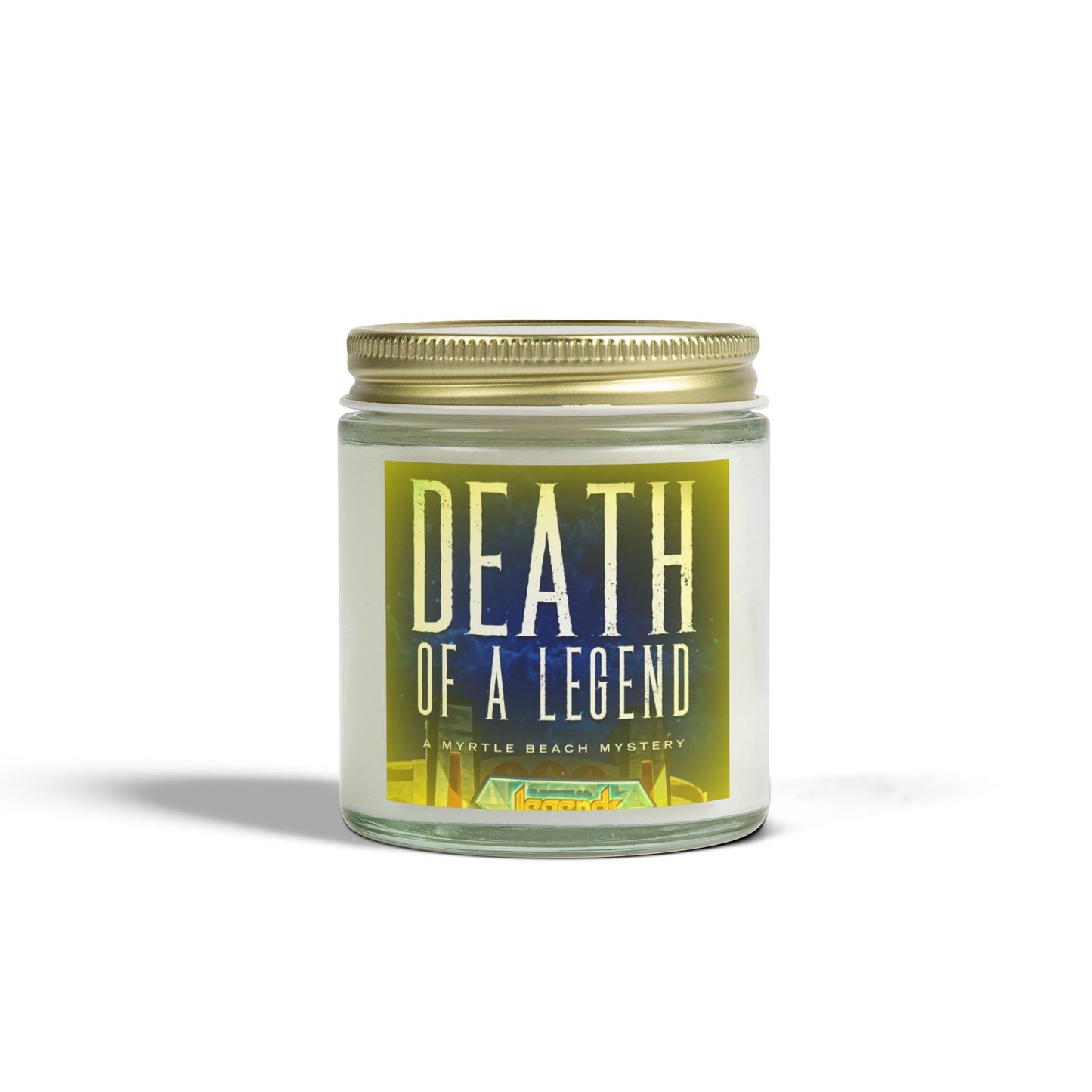 Death of a Legend Scented Candle - Coconut Apricot Wax, 4oz & 9oz