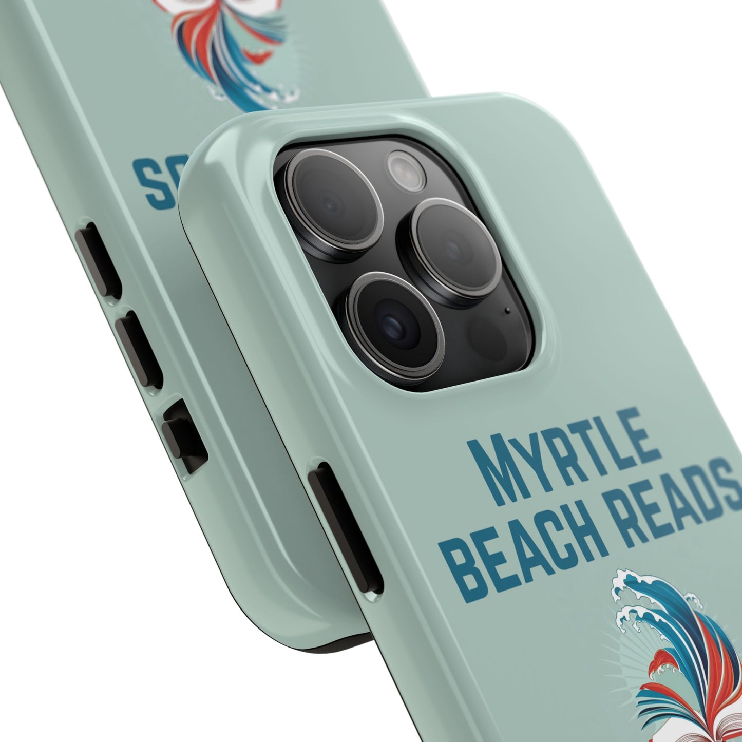 Myrtle Beach Reads Phone Case - Durable Tough Cases for Book Lovers