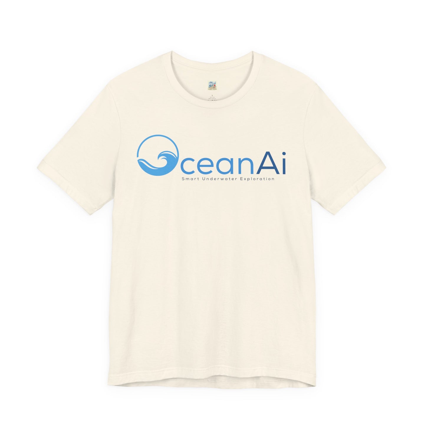 OceanAi Unisex Jersey Tee - Casual Wear, Perfect for Beach Days, Gift for Ocean Lovers, Summer Outings, Eco-Friendly Fashion