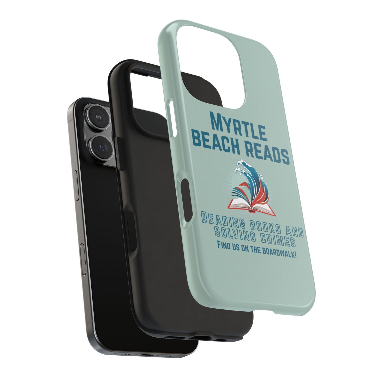 Myrtle Beach Reads Phone Case - Durable Tough Cases for Book Lovers