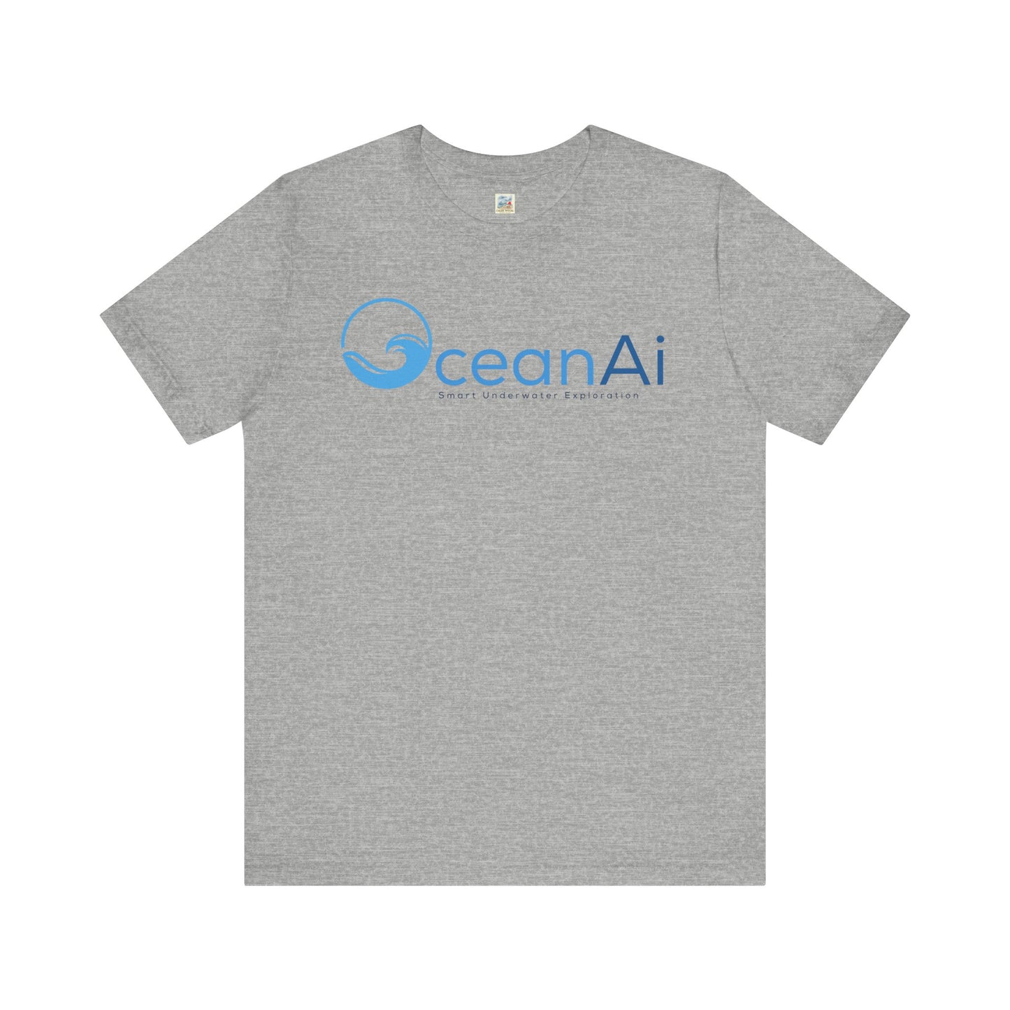 OceanAi Unisex Jersey Tee - Casual Wear, Perfect for Beach Days, Gift for Ocean Lovers, Summer Outings, Eco-Friendly Fashion