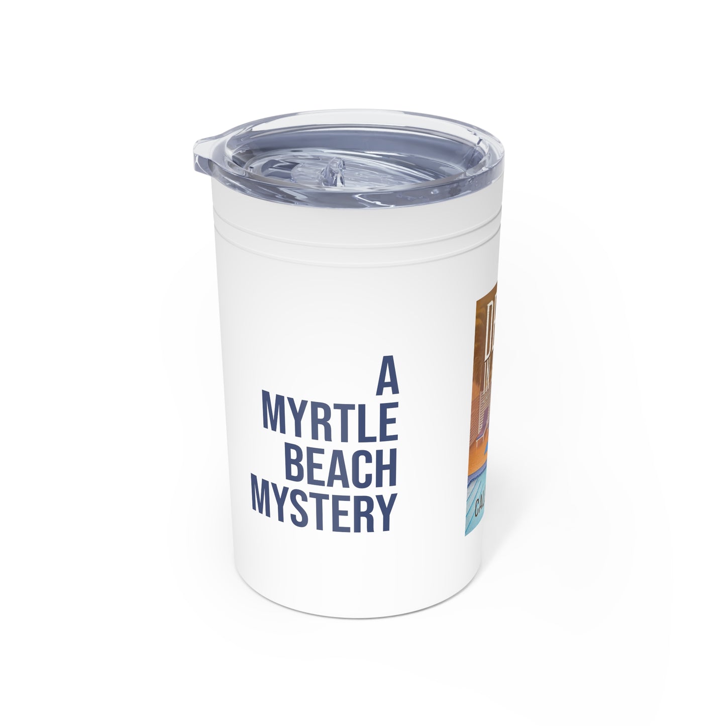 Vacuum Insulated Tumbler, 11oz - Perfect for Beach Lovers, Summer Fun, Unique Gifts, Inspirational Drinkware, Poolside Accessory