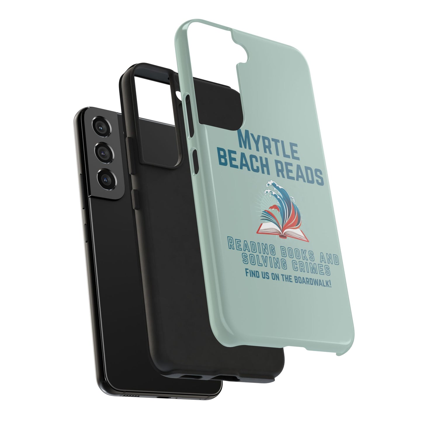 Myrtle Beach Reads Phone Case - Durable Tough Cases for Book Lovers