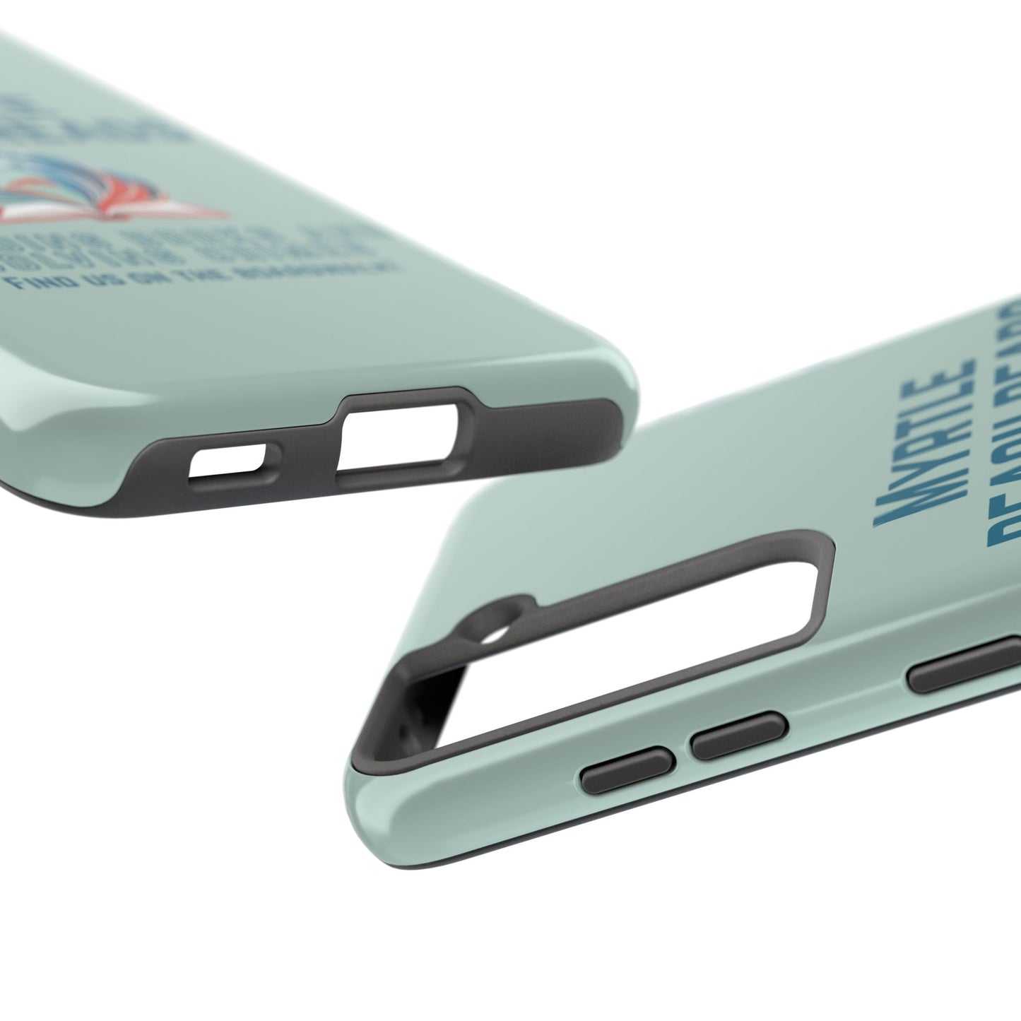 Myrtle Beach Reads Phone Case - Durable Tough Cases for Book Lovers