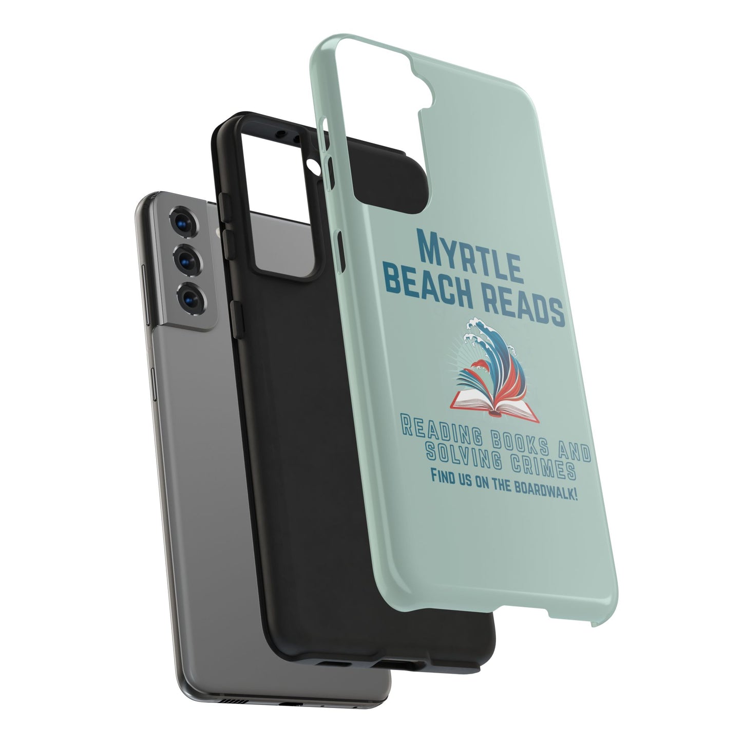 Myrtle Beach Reads Phone Case - Durable Tough Cases for Book Lovers