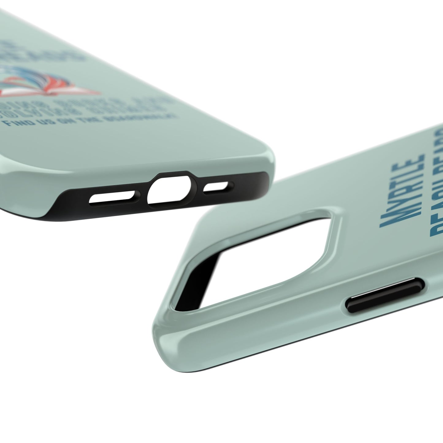 Myrtle Beach Reads Phone Case - Durable Tough Cases for Book Lovers