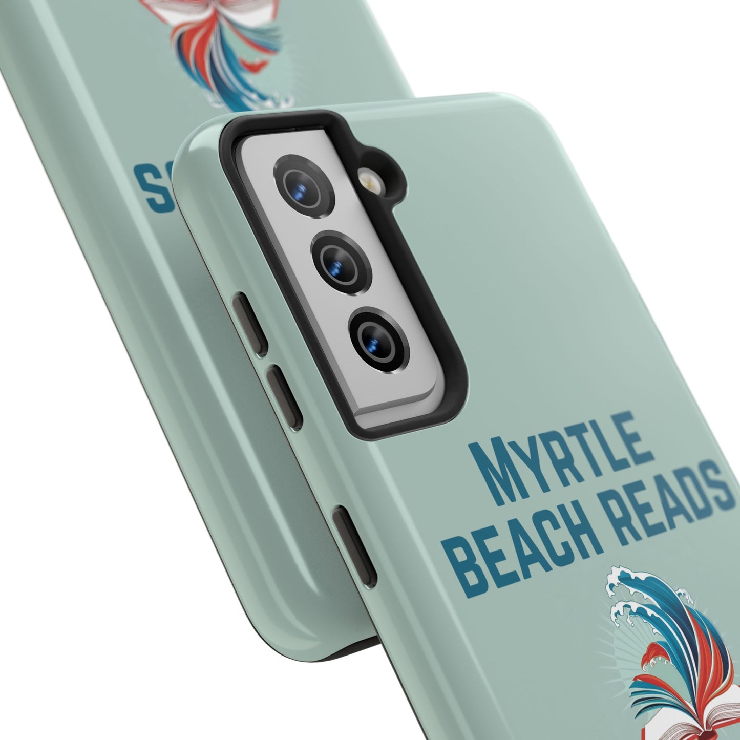 Myrtle Beach Reads Phone Case - Durable Tough Cases for Book Lovers